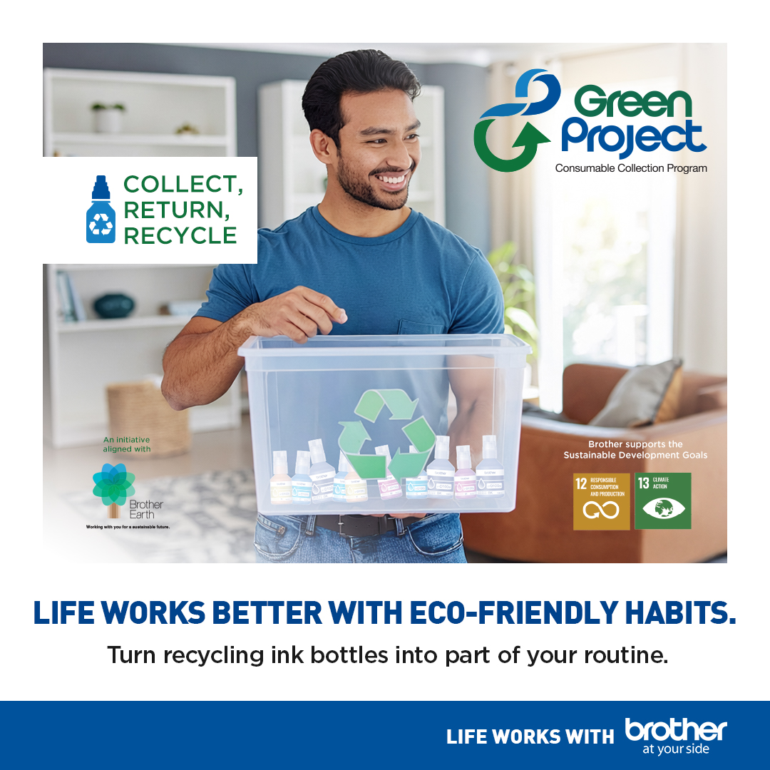 Brother Philippines Facebook ad: Making your life work includes caring for the…