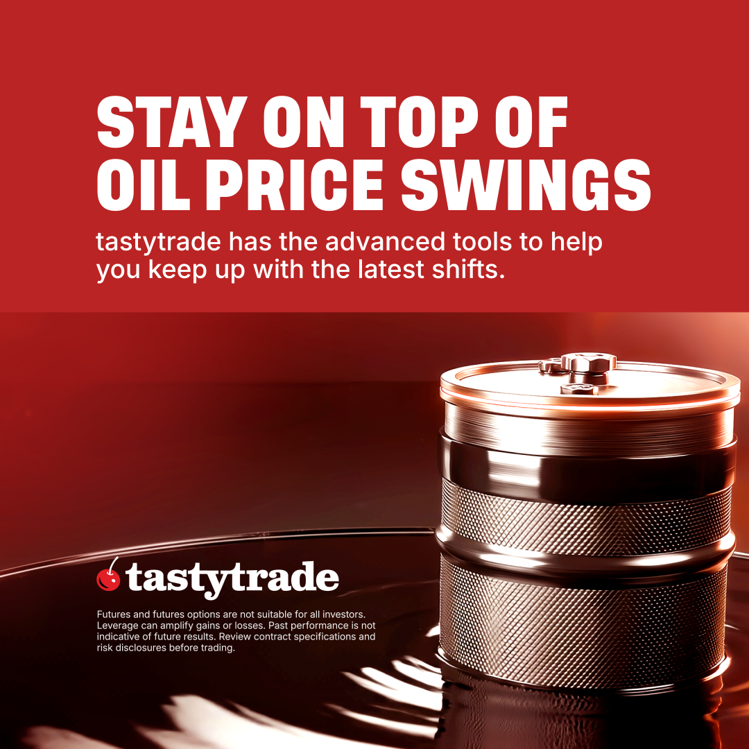 tastytrade Facebook ad: Got a View on Crude?
