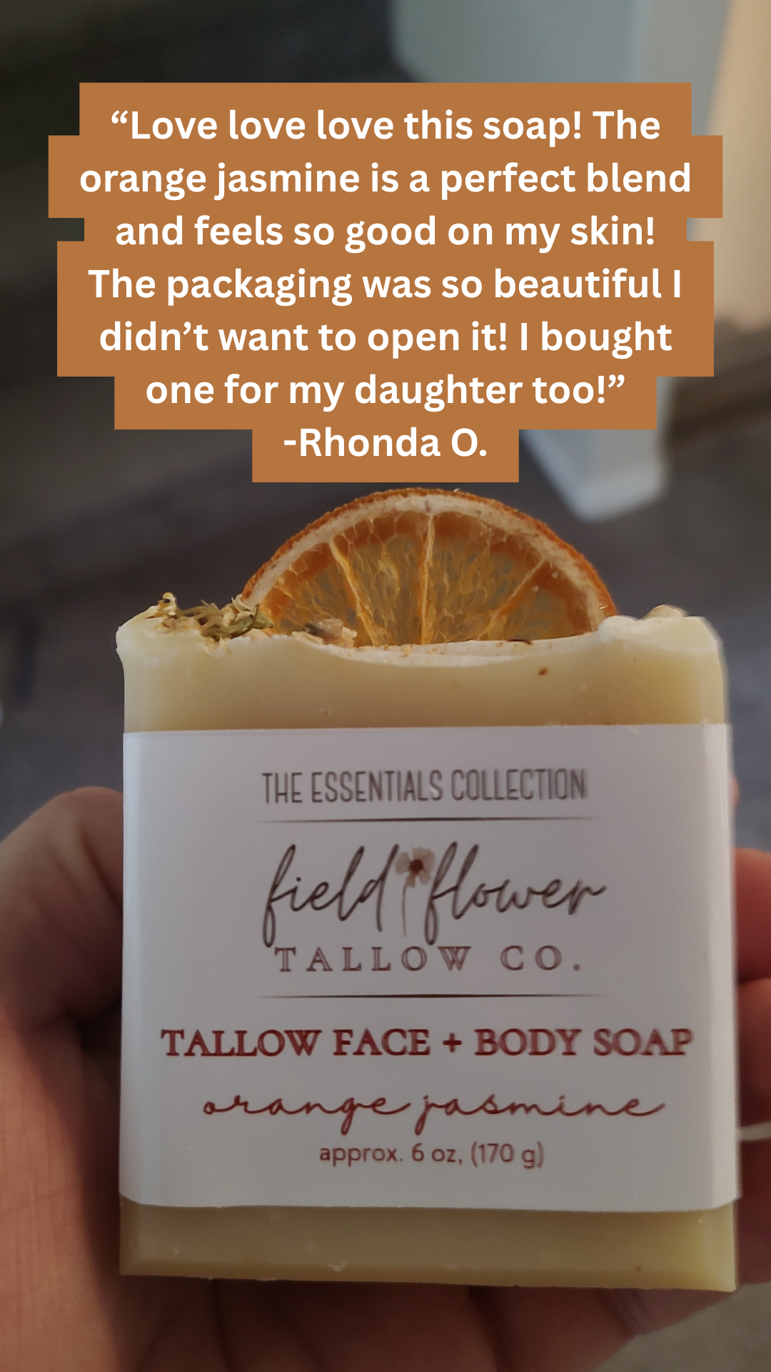 Field Flower Tallow Co. Facebook ad