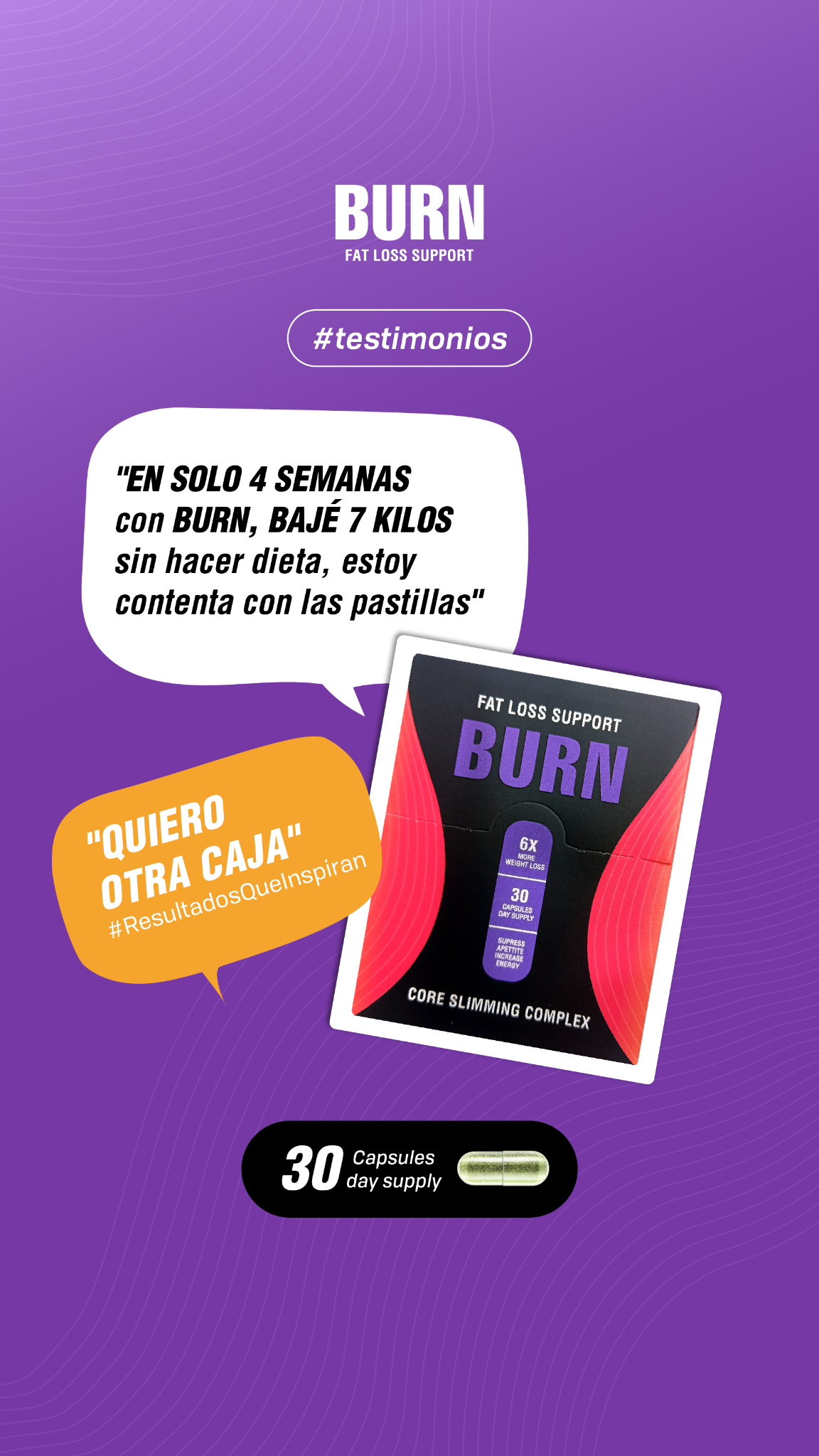 Detox BURN fast Facebook ad: PERU QUEMA GRASA