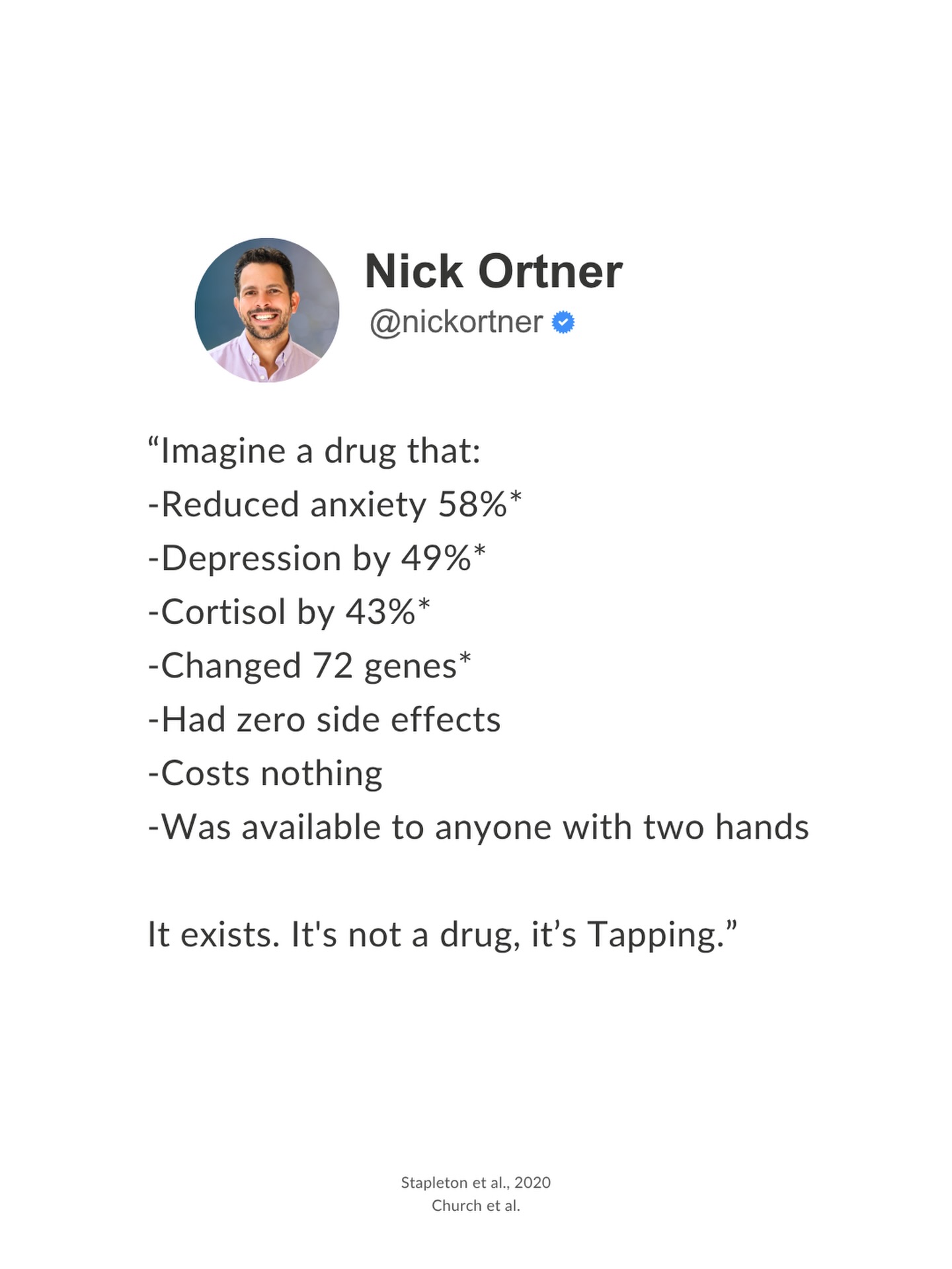 The Tapping Solution Facebook ad