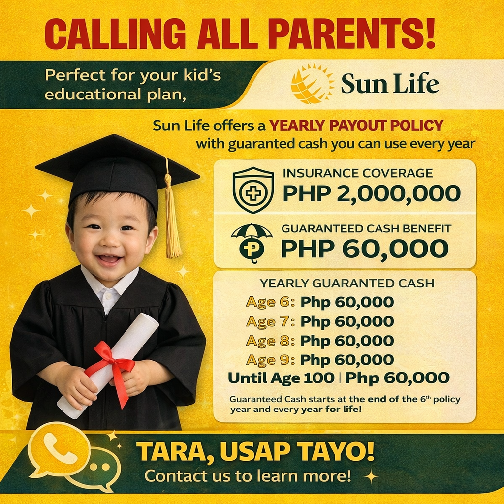 Jhen and Paul: Licensed Financial Advisors Facebook ad: Secure Your Child's Future Payout Now