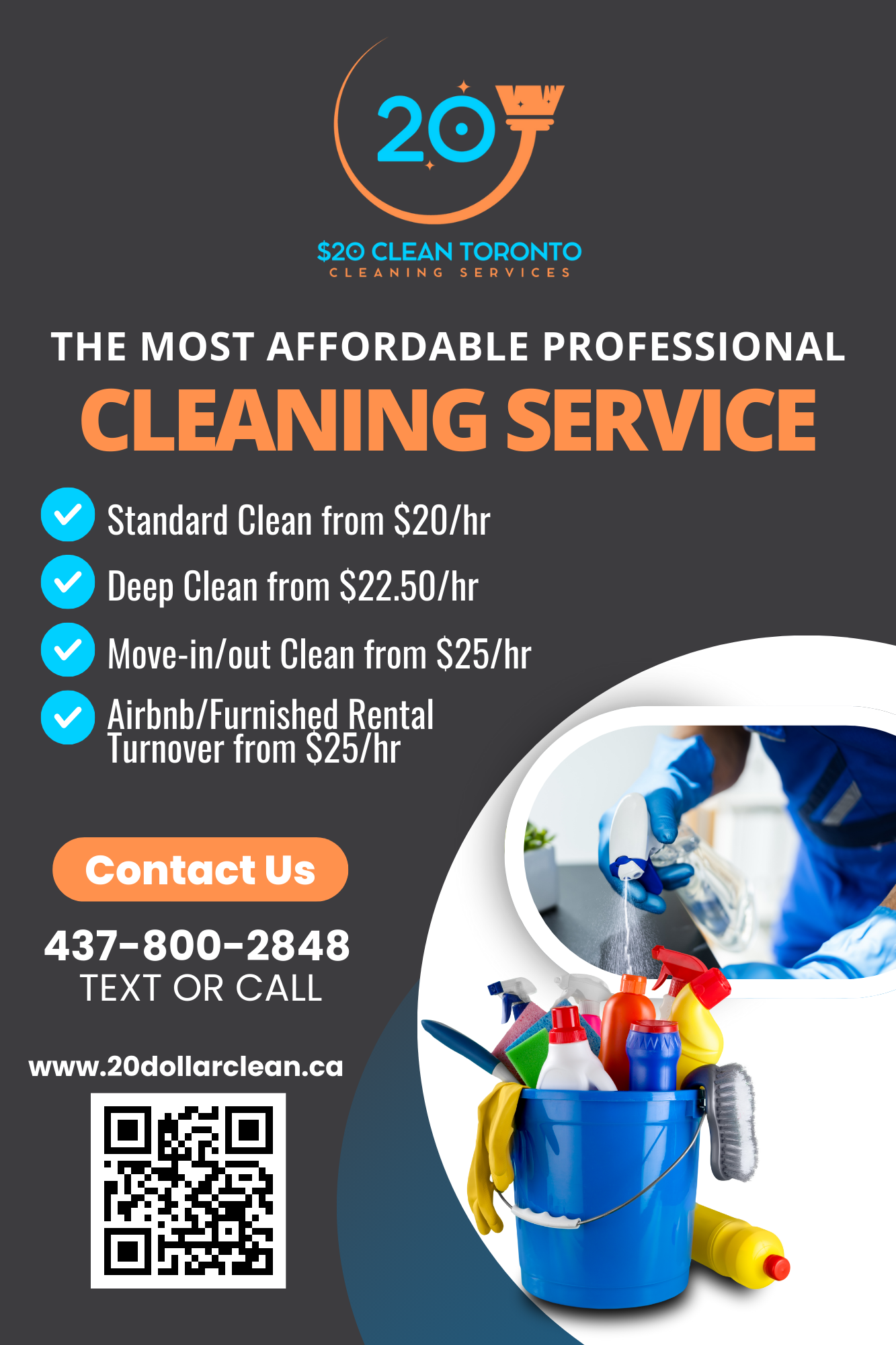 $20 Clean Toronto Facebook ad from Oct 22, 2025