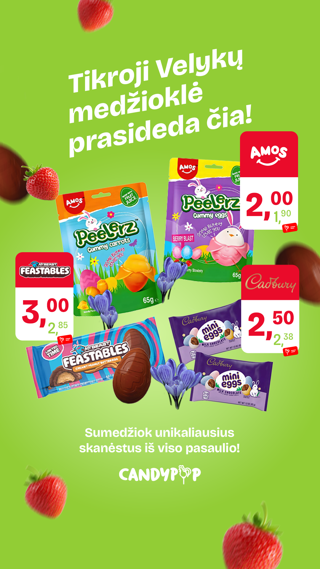 Candy POP Facebook ad