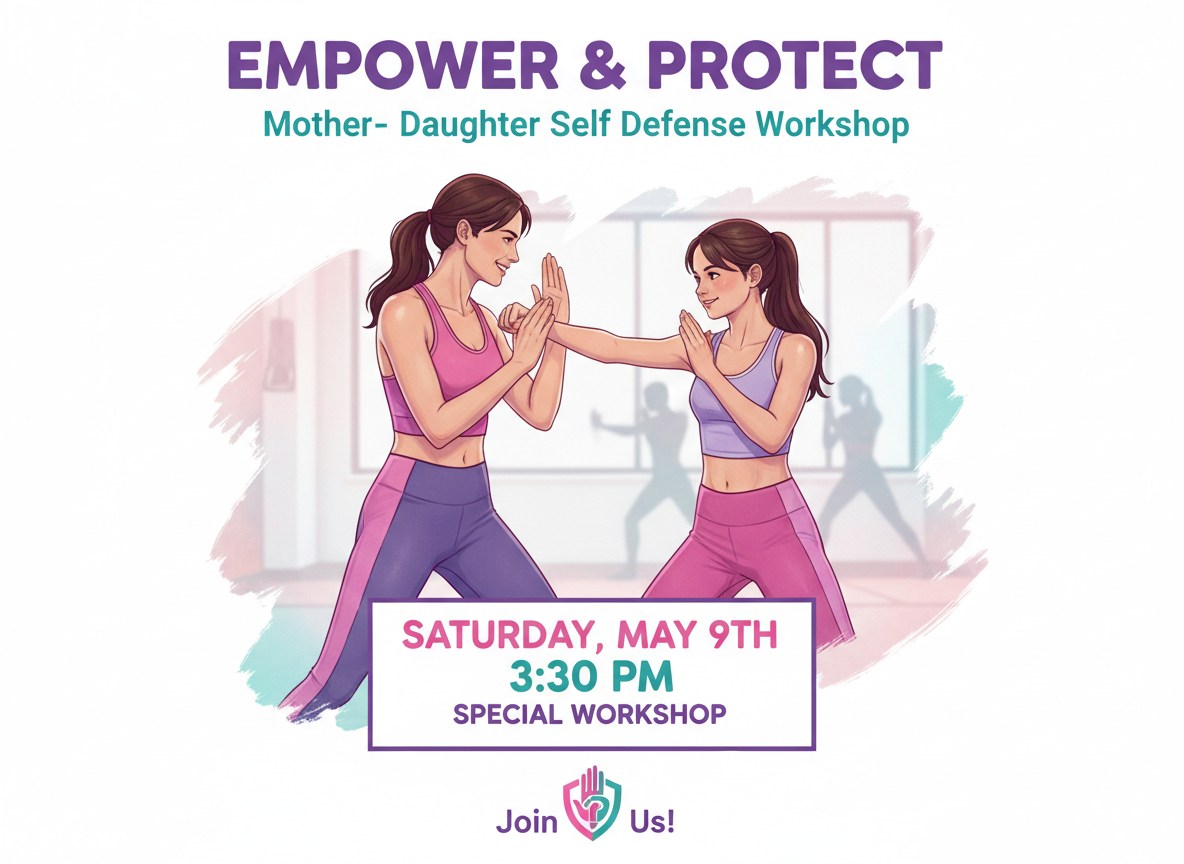 Mount Pleasant Family Martial Arts Facebook ad: Mother-Daughter Self Defense Workshop