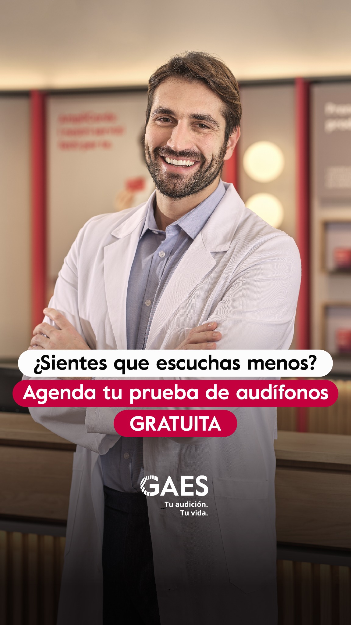 GAES Chile Facebook ad: ¡Conversa con GAES!