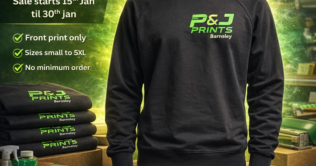 P&J Prints Barnsley Facebook ad: Stand out with P&J Prints Barnsley!