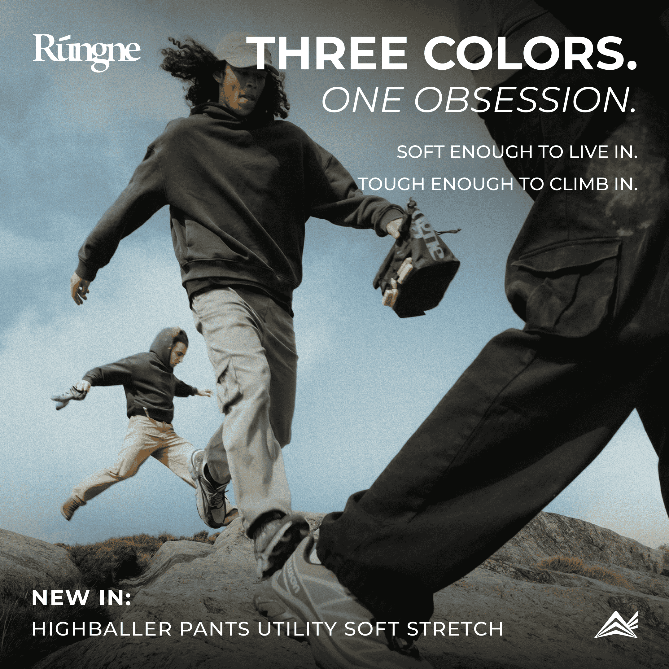 Rungne Facebook ad: Pants that move with you