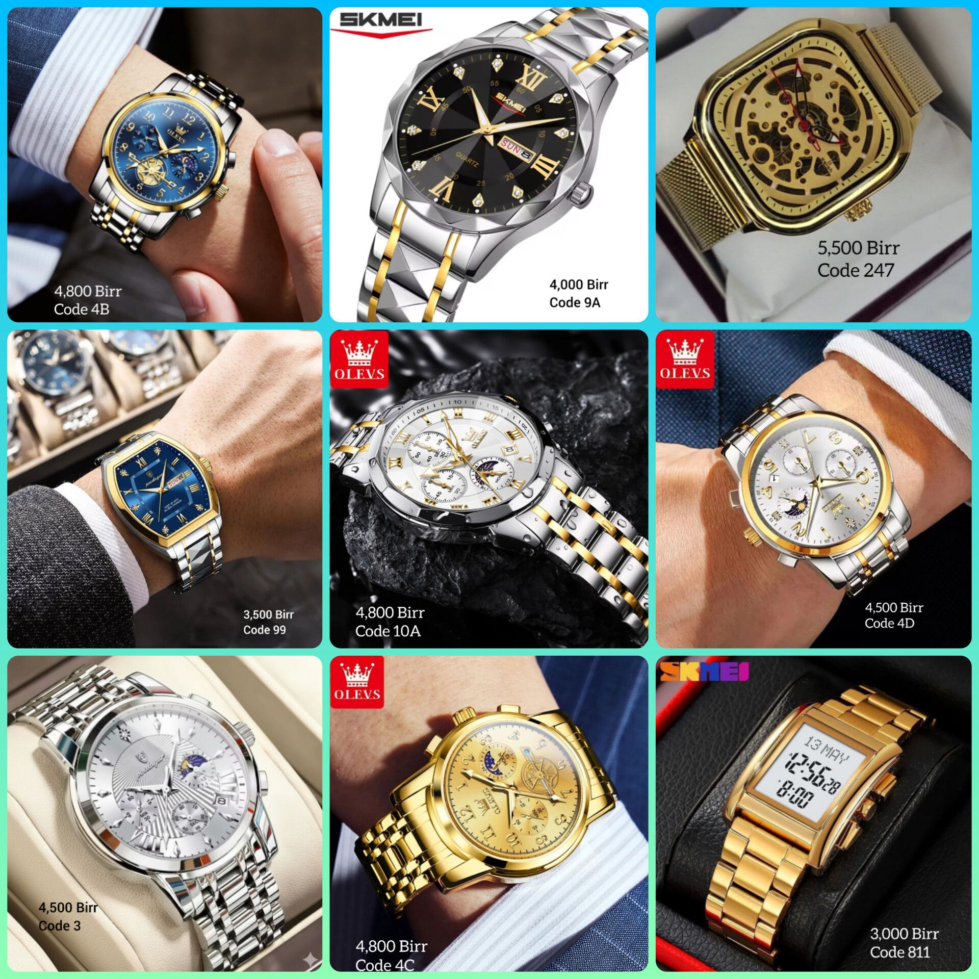 ዘናጭ ሰዓቶች Facebook ad: Telegram: Contact @zenachwatchs
