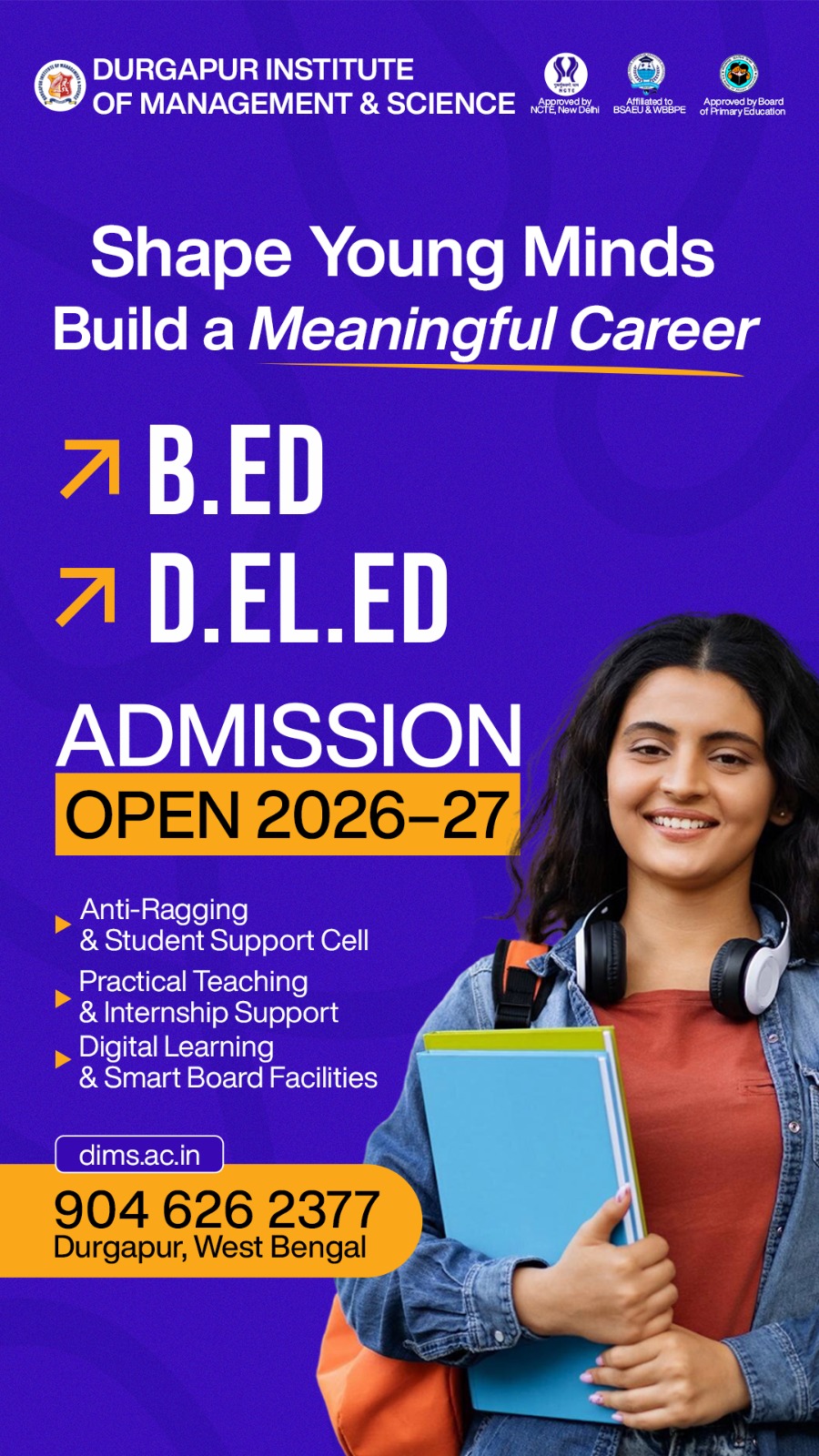 Durgapur Institute of Management & Science Facebook ad