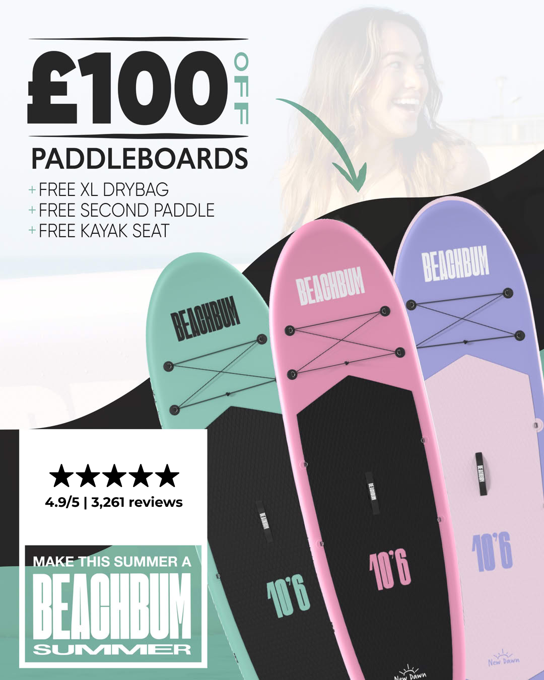 Beachbum Facebook ad