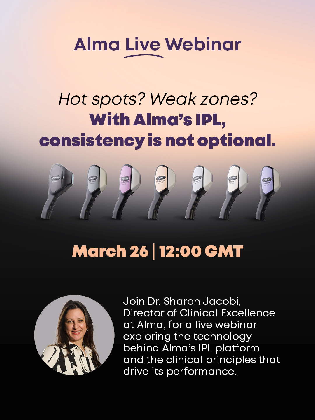 Alma Lasers International Facebook ad: Hot spots? Weak zones?