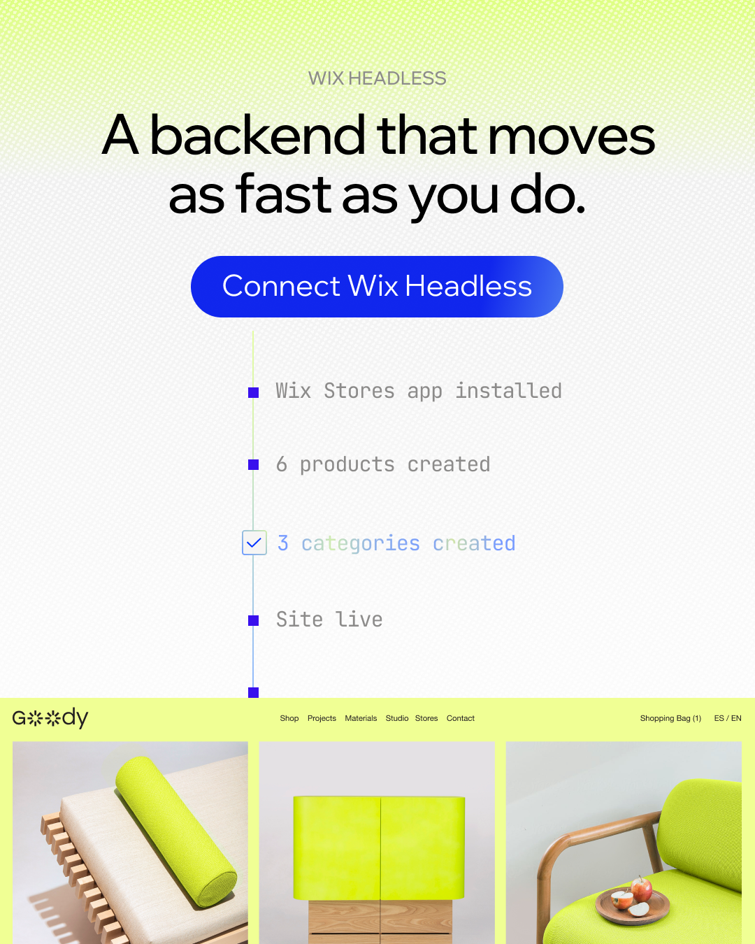 Wix Facebook ad