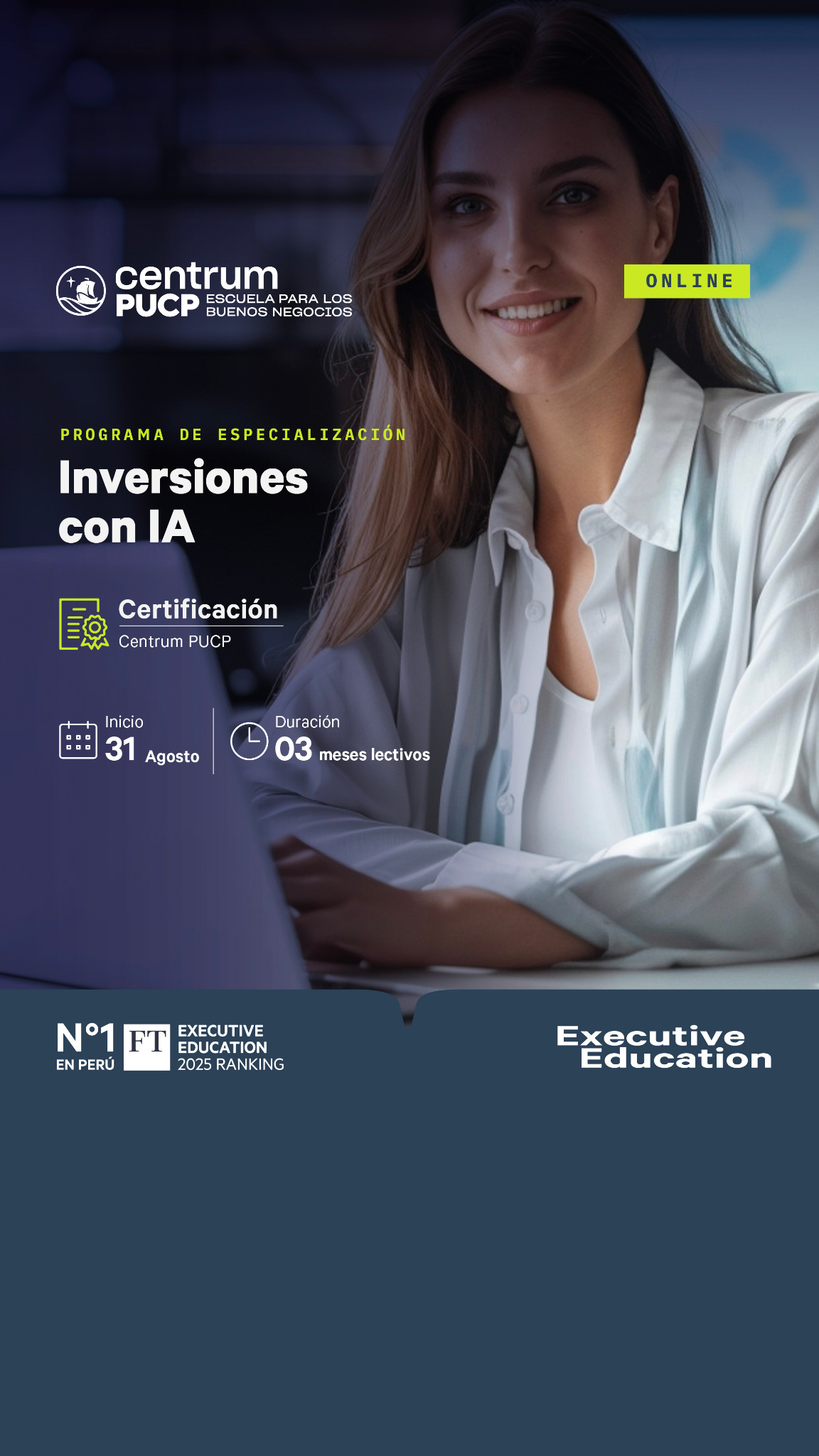 Centrum PUCP: Executive Education Facebook ad