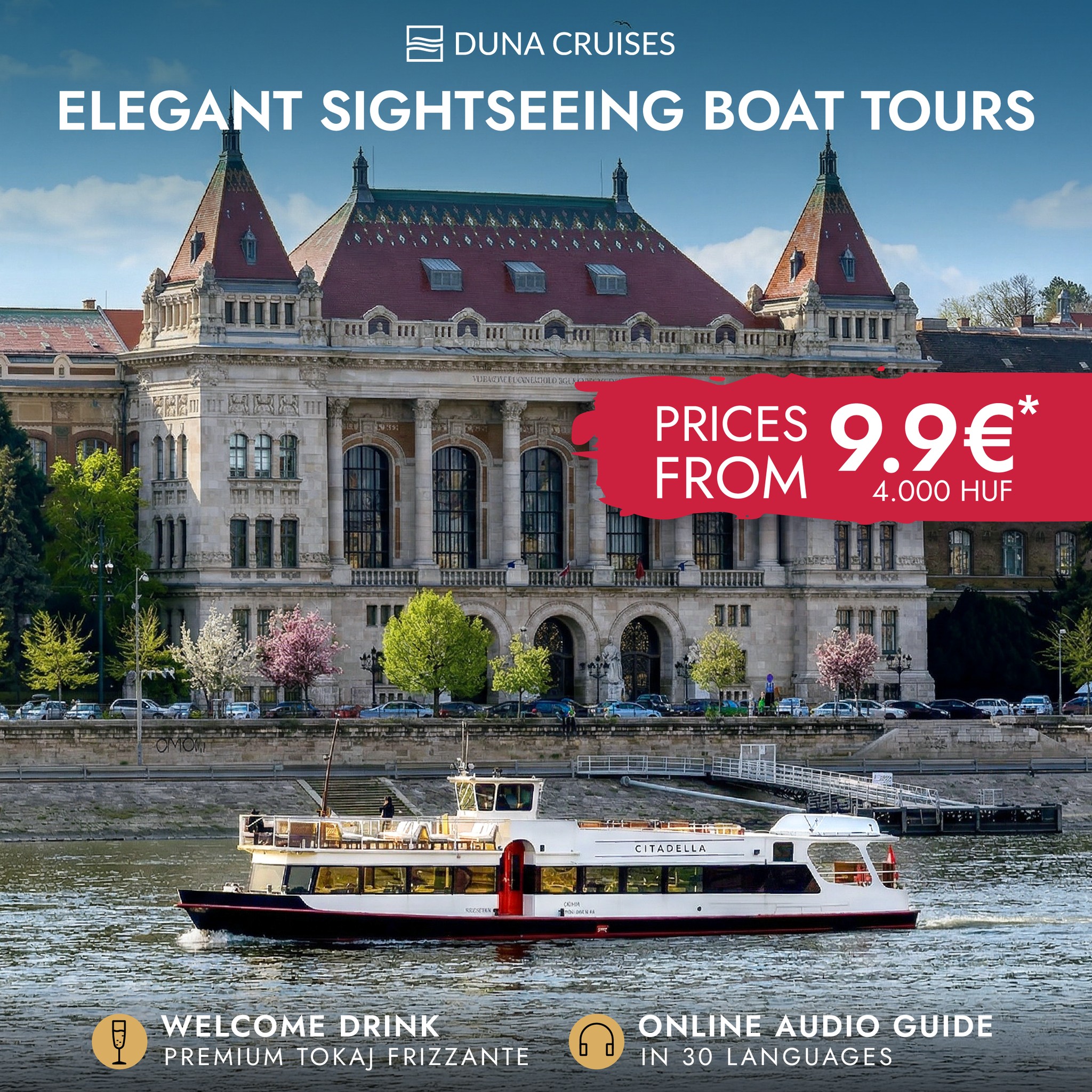 Duna Cruises Facebook ad