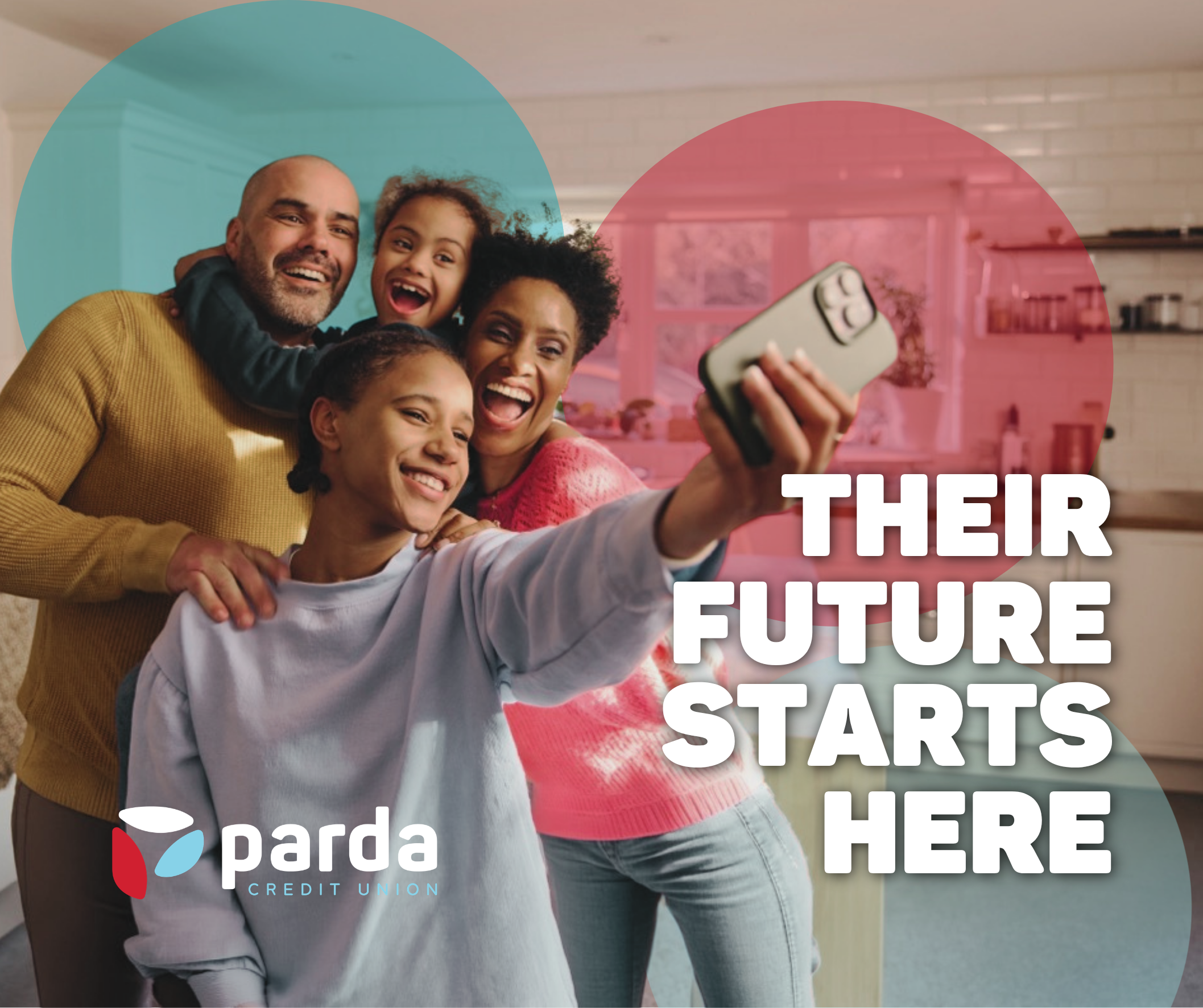 Parda Credit Union Facebook ad: Parda Youth Account
