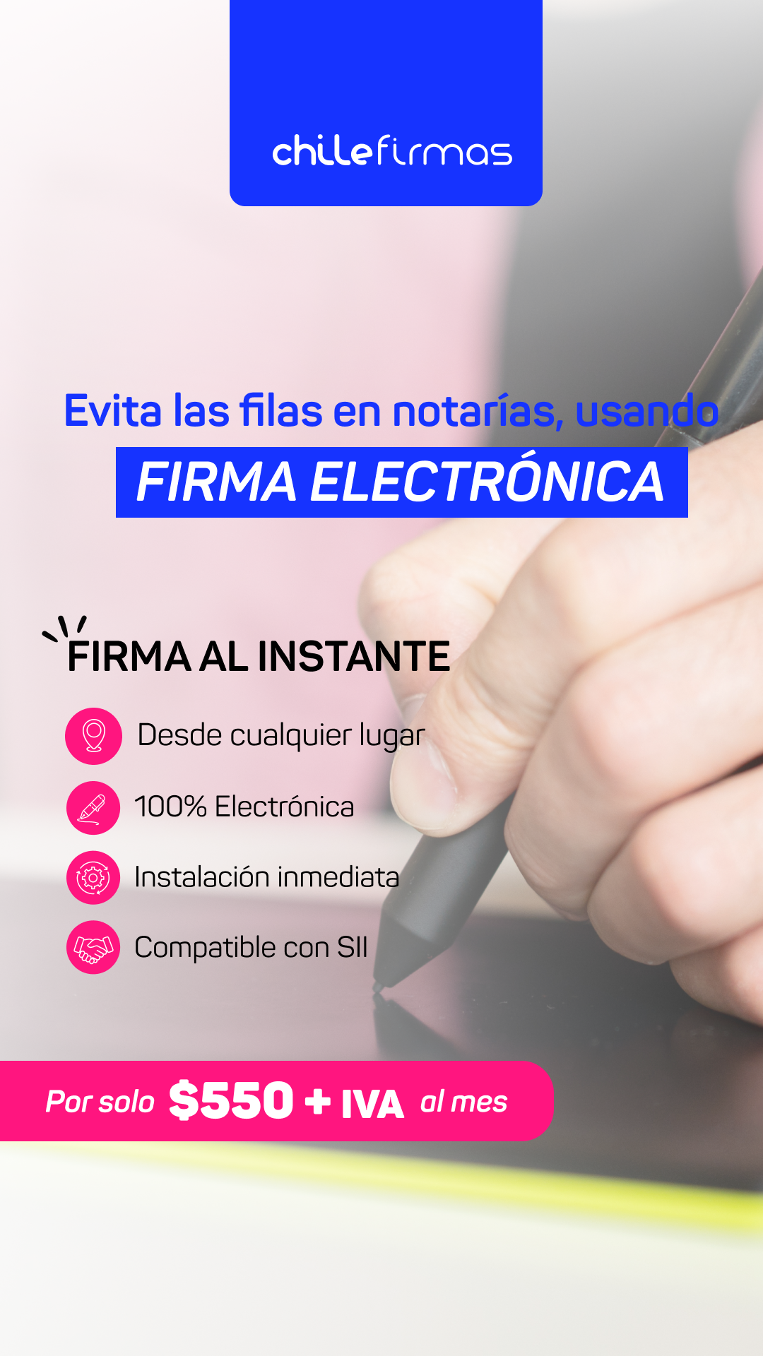 ChileFirmas Facebook ad