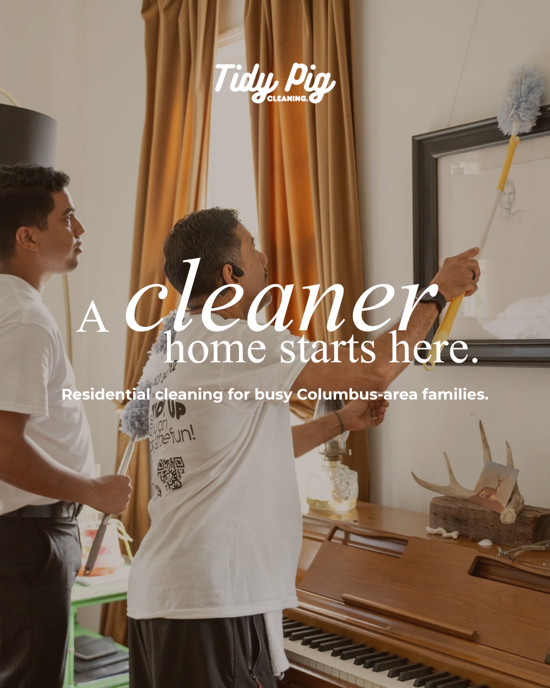 TidyPig Cleaning Facebook ad: Meet Tidy Pig Cleaning, a local Columbus cleaning…