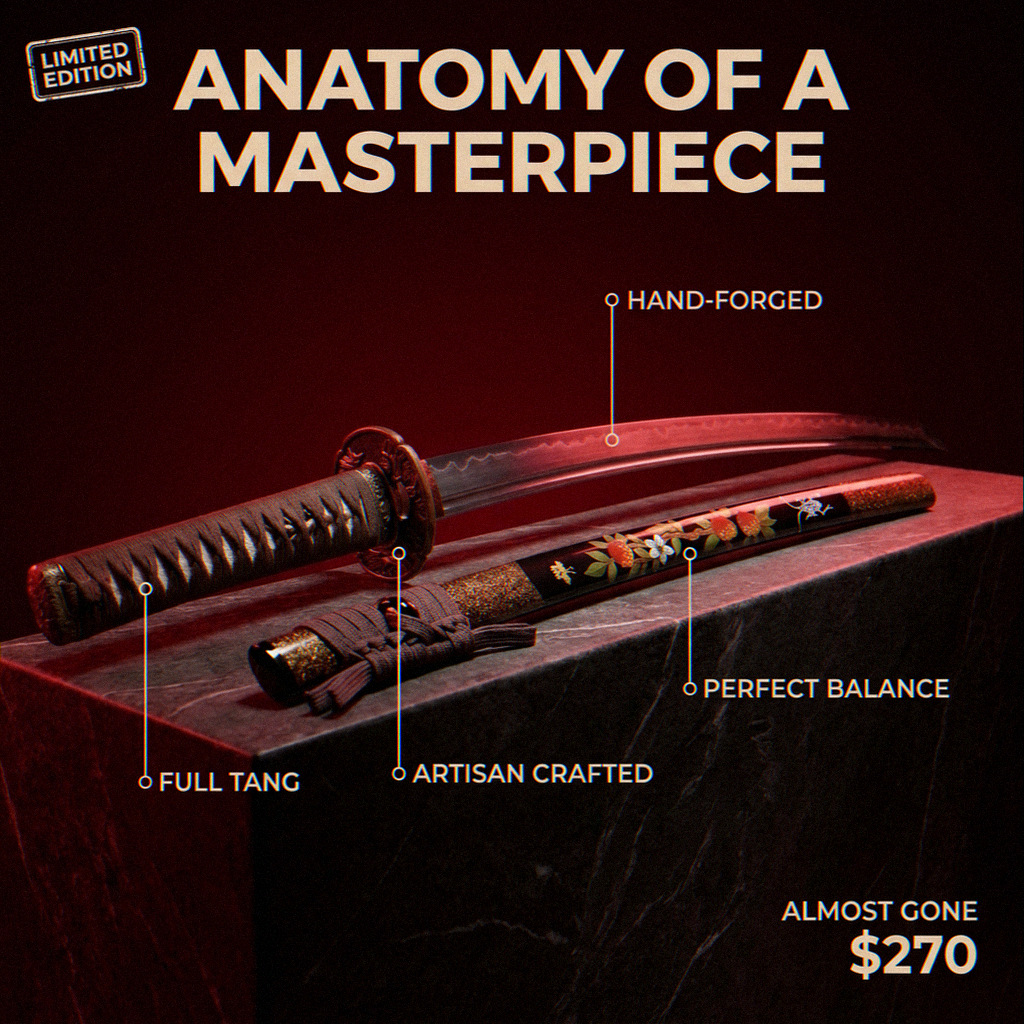 Katana Sword Facebook ad