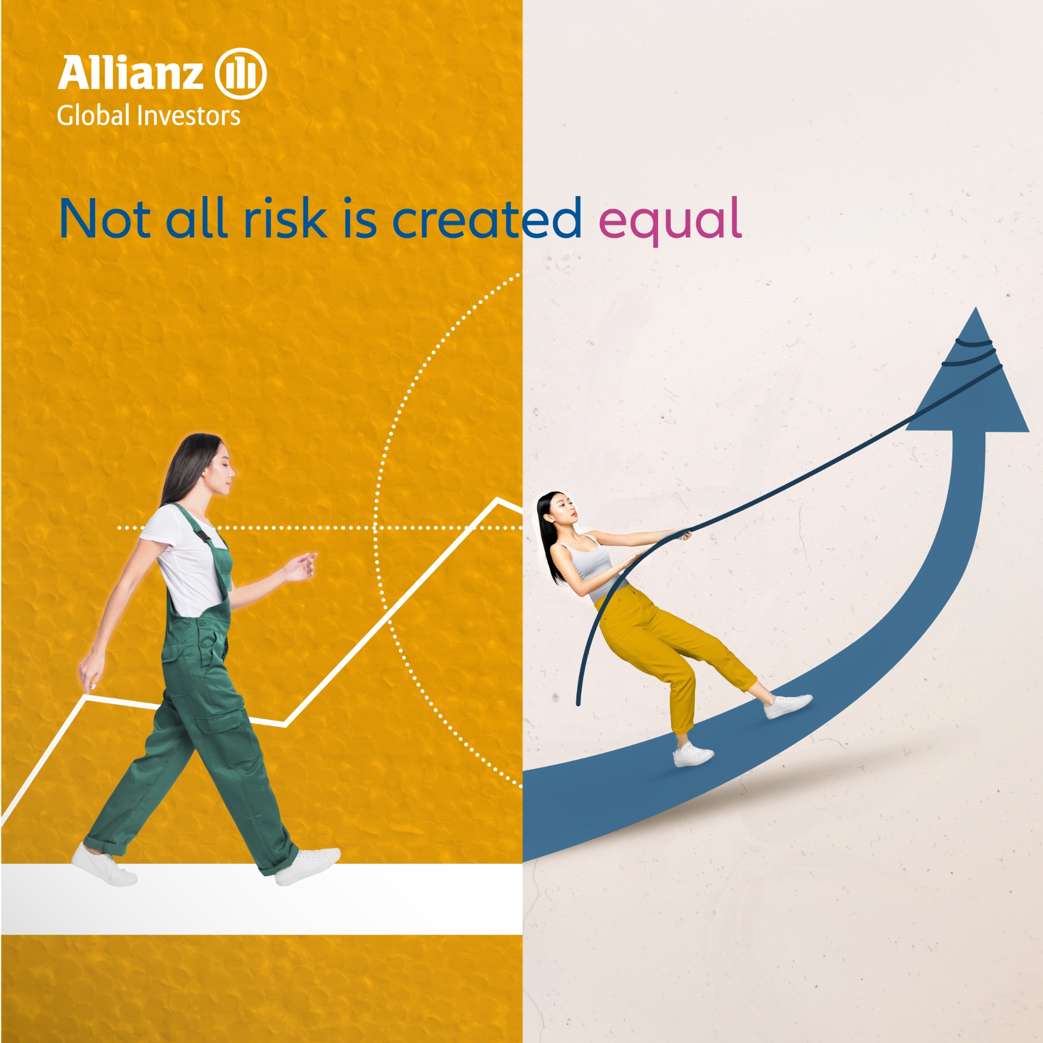 Allianz Global Investors Singapore Facebook ad: Which Path Are You On?