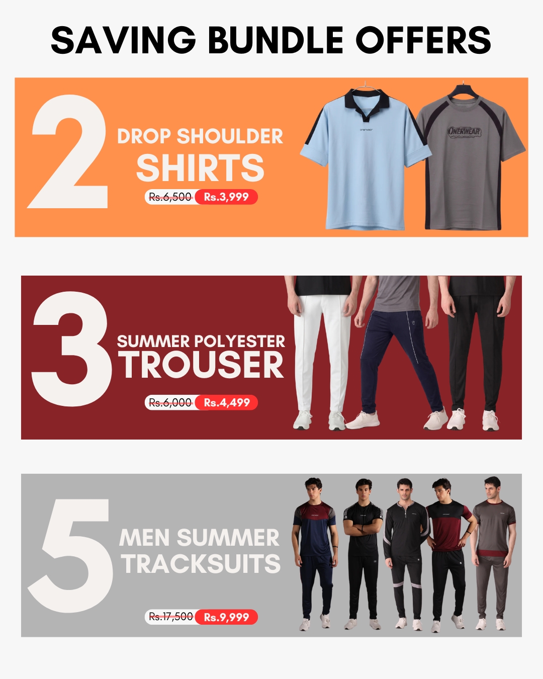 Onerwear Facebook ad: Limited Time Deal