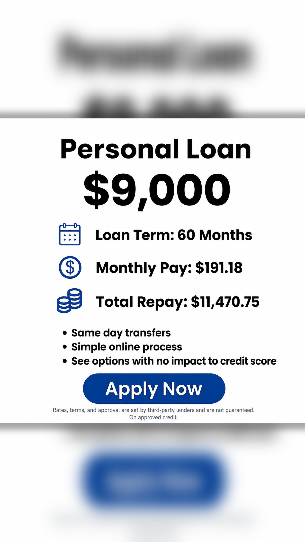 Loans Canada Facebook ad: Get Personal Loan Options - No Credit Score Risk