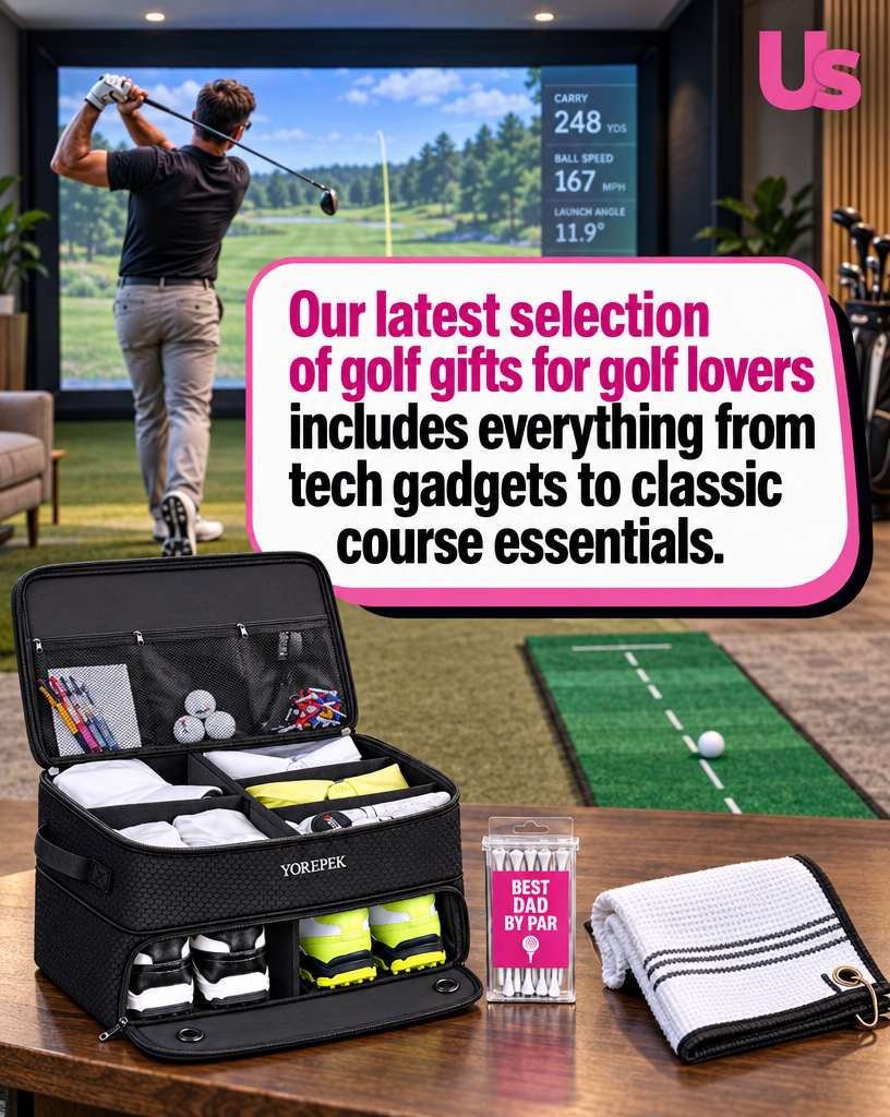 Us Shopping Facebook ad: Essential Golf Gifts For Golf Lovers On Your List