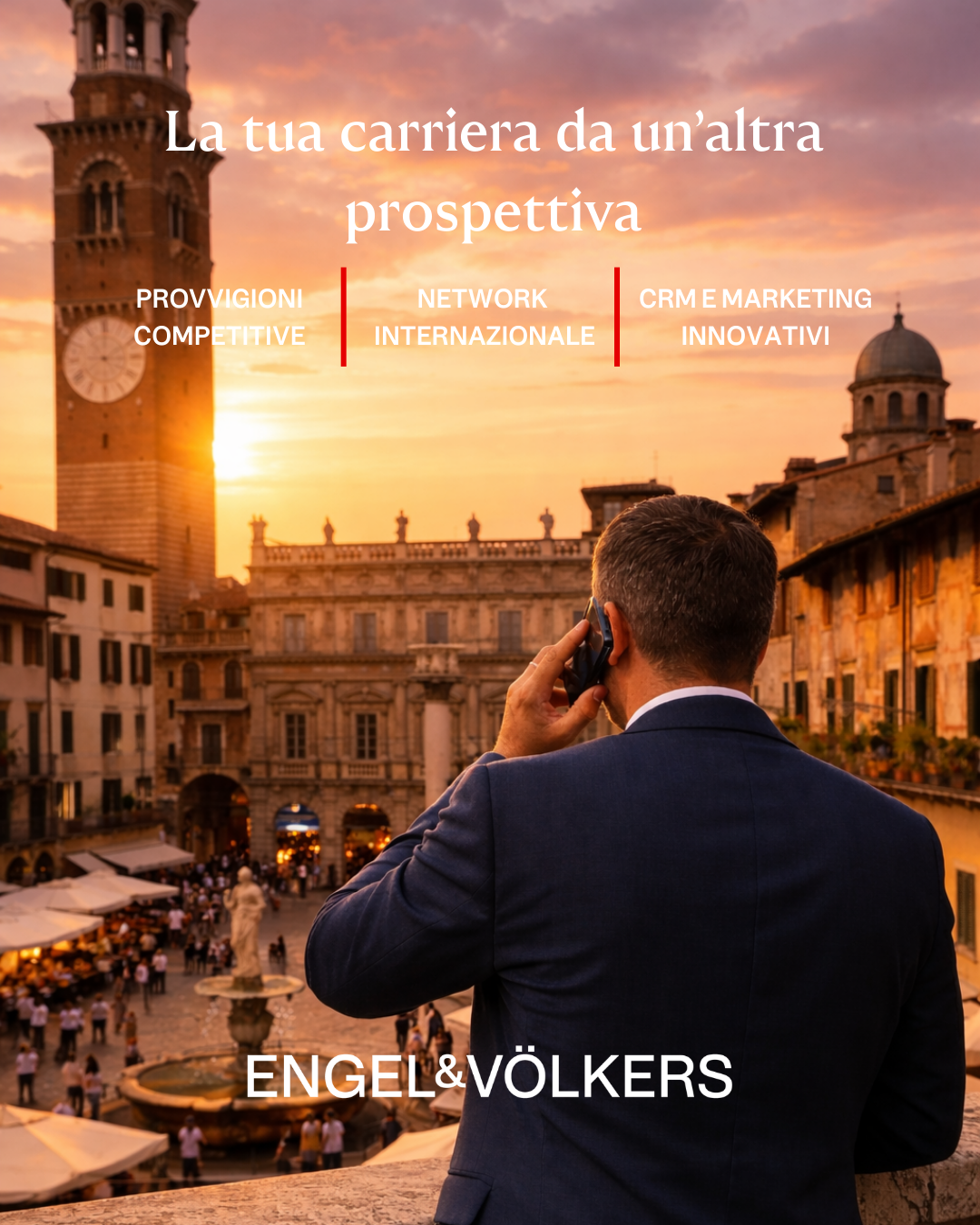Engel & Völkers Verona City Facebook ad: Diventa agente immobiliare per Engel & Völkers Verona