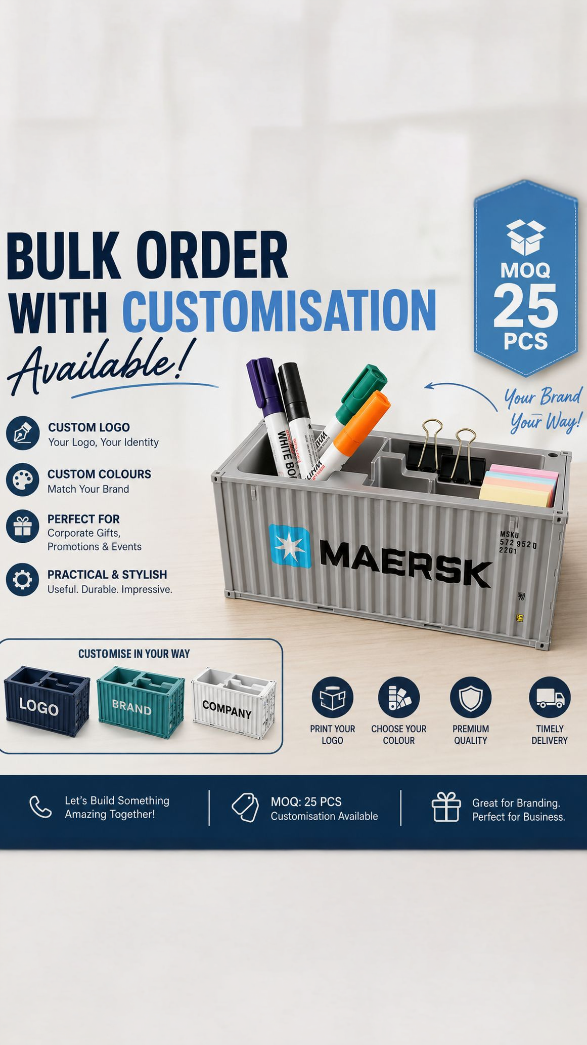 SourceGiga.india Facebook ad: Bulk + Customisation | MOQ 25 PCs