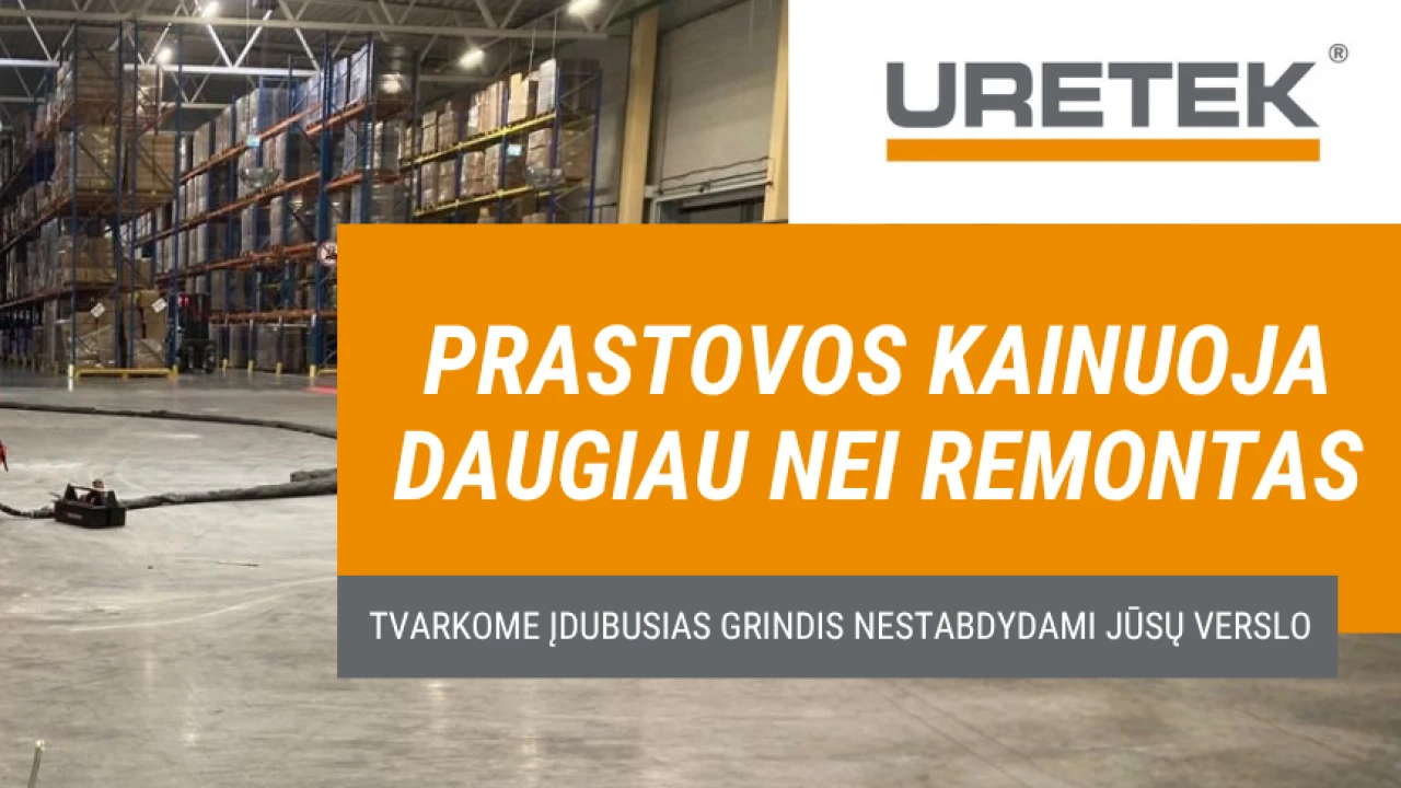 URETEK Lietuva Facebook ad: Prastovos kainuoja daugiau nei remontas: kaip sutvarkyti…