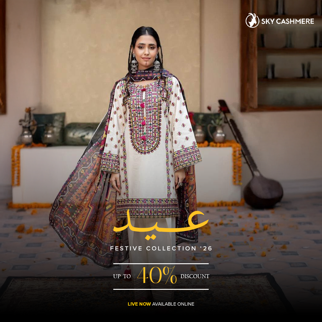 Sky Cashmere Facebook ad: SKY CASHMERE, Eid ’26 Luxury Collection