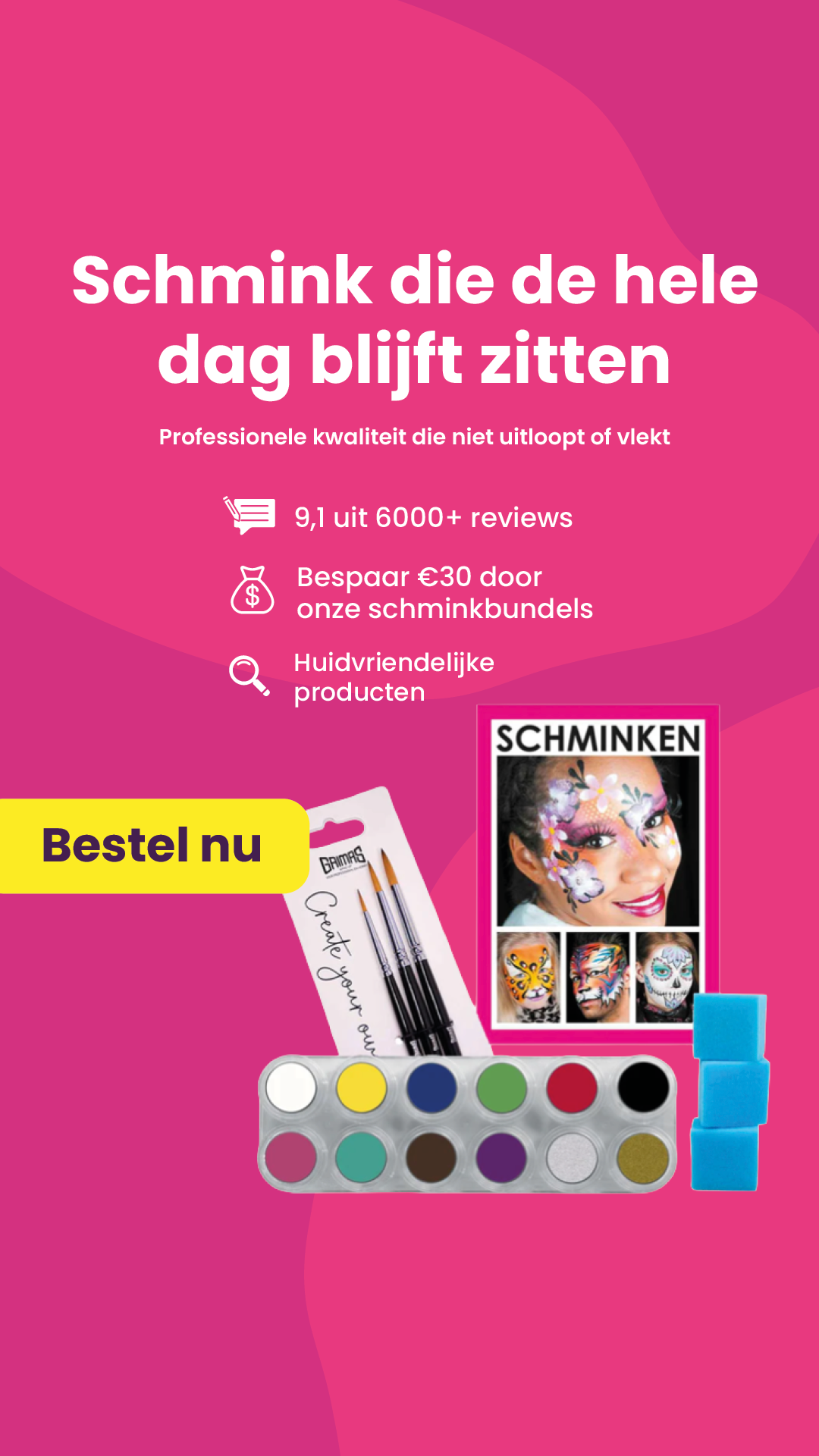 Schmink Specialist Facebook ad: Bespaar €30