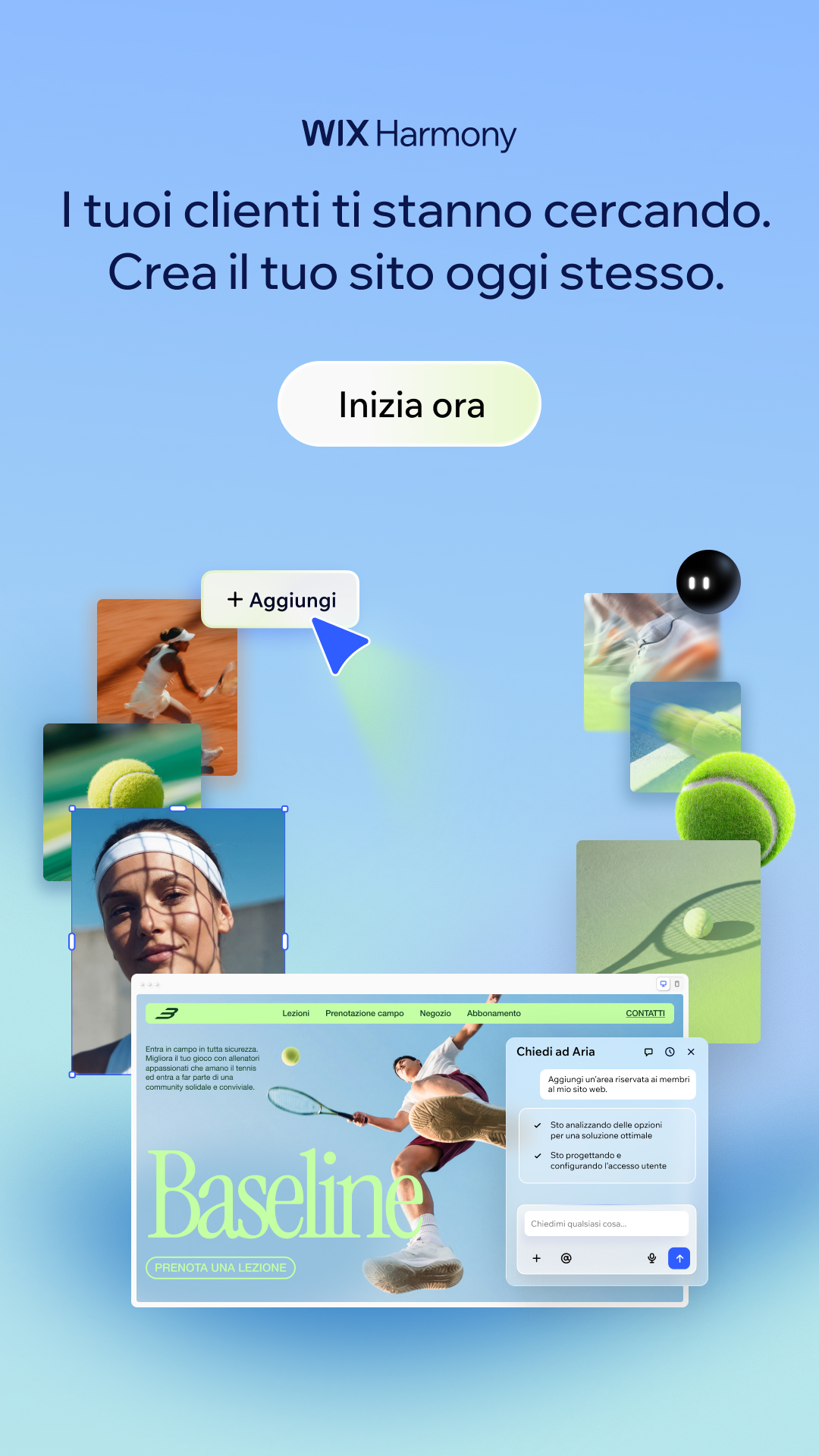 Wix Facebook ad