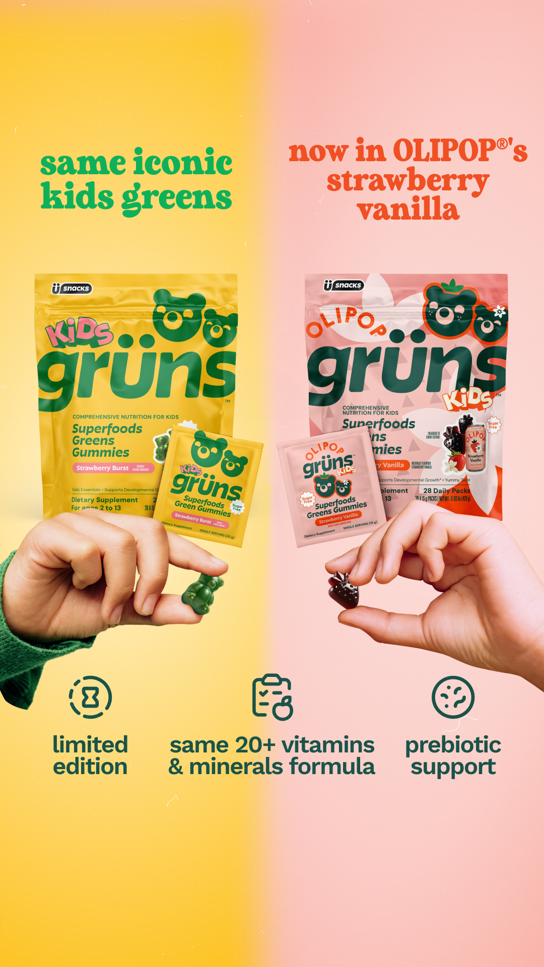 Grüns Kids Facebook ad