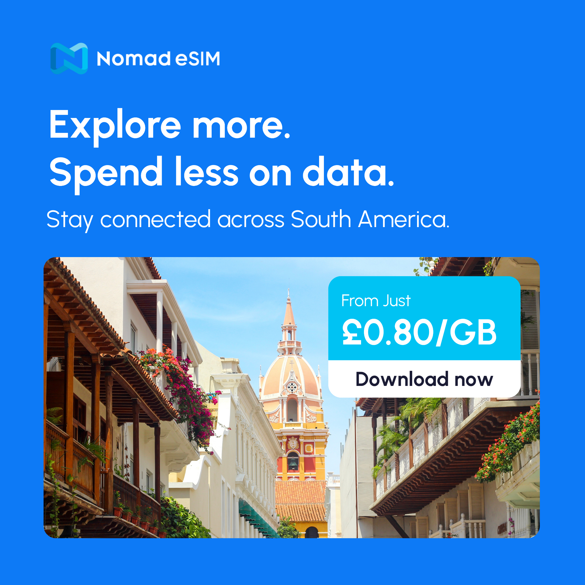Nomad Esim Facebook ad