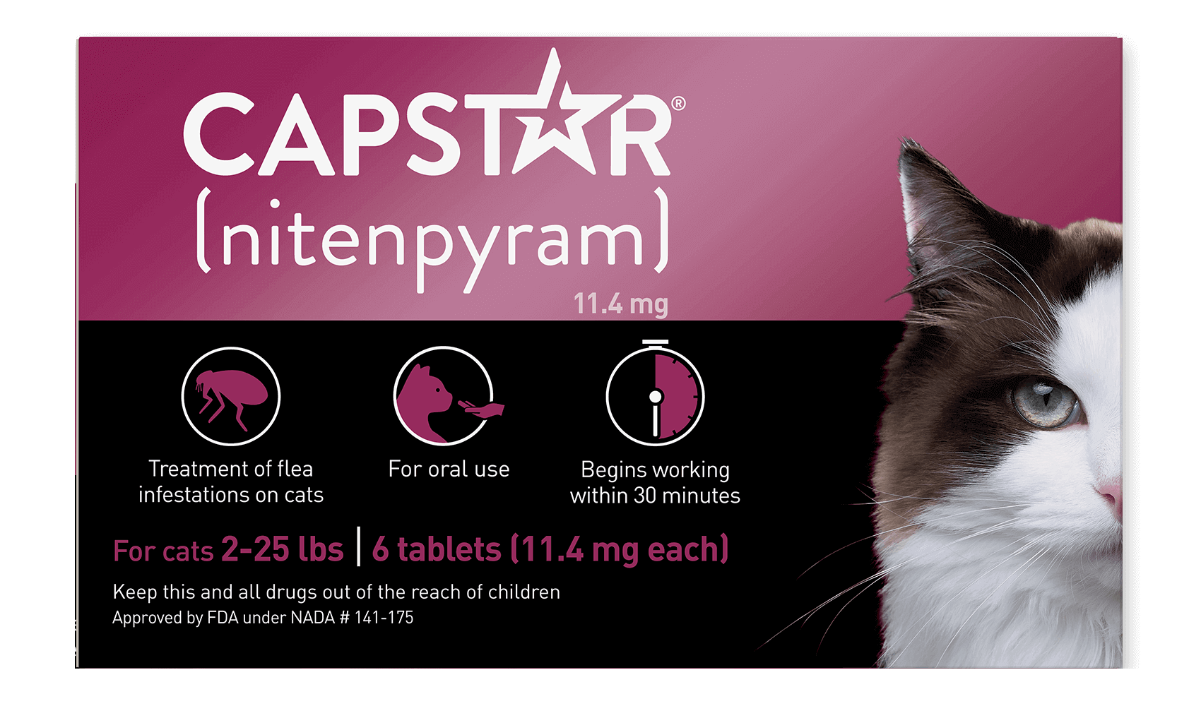 Capstar (nitenpyram) Facebook ad