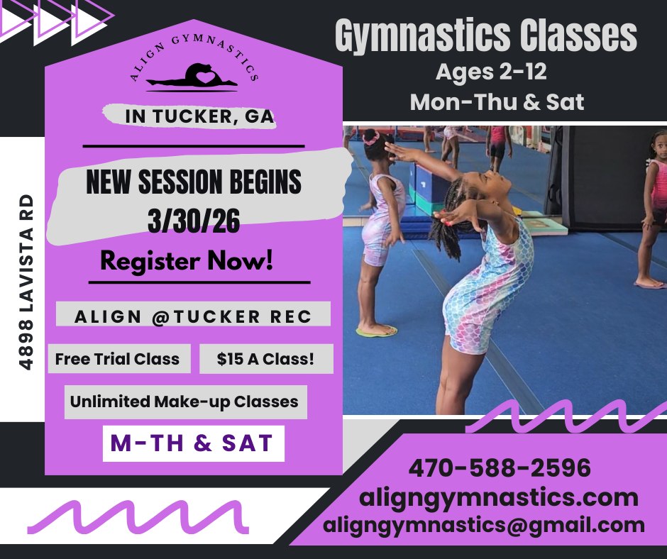 Align Gymnastics Facebook ad: Home | Align Gymnastics