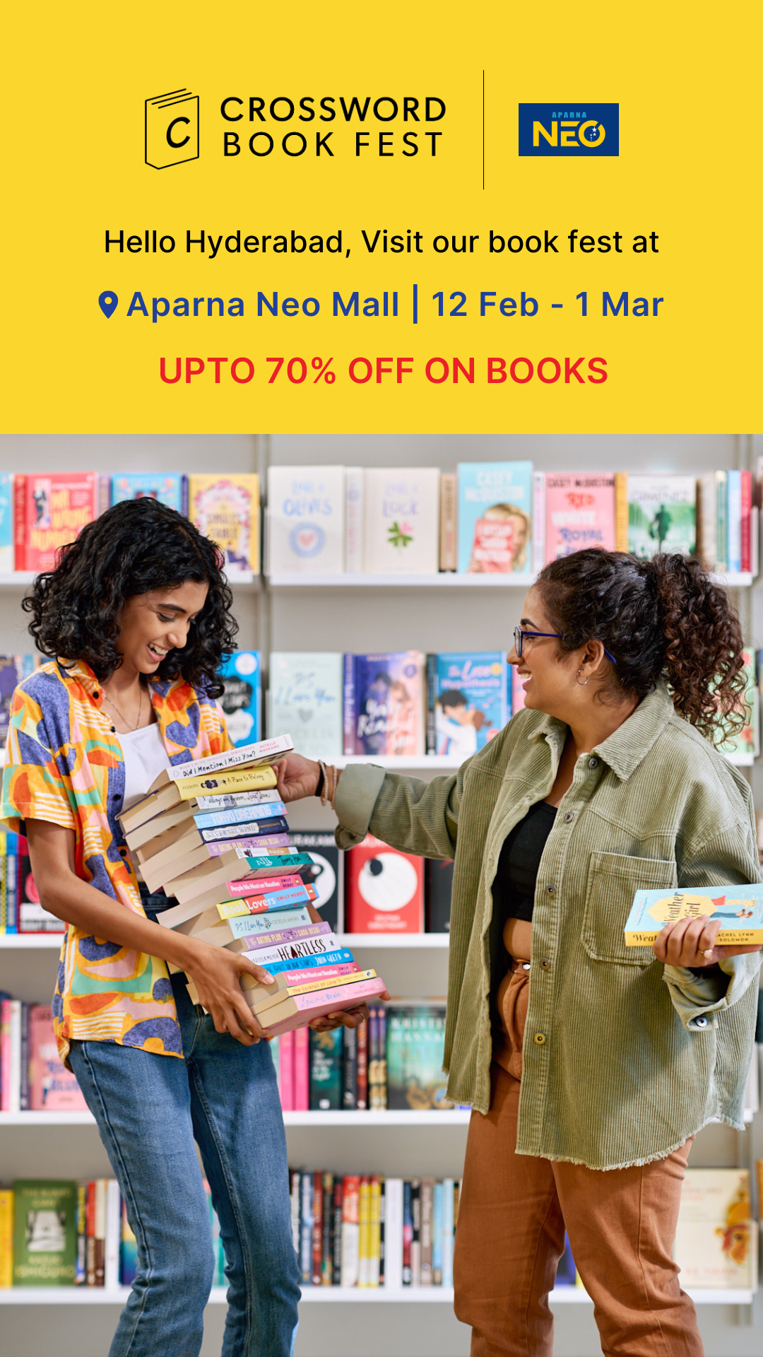 Crossword Bookstores Facebook ad