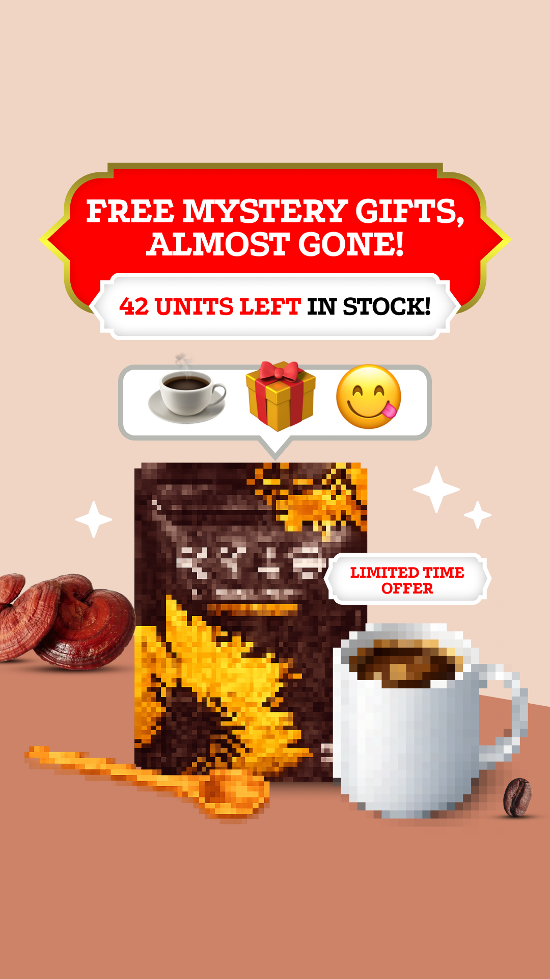 RYZE Superfoods Facebook ad