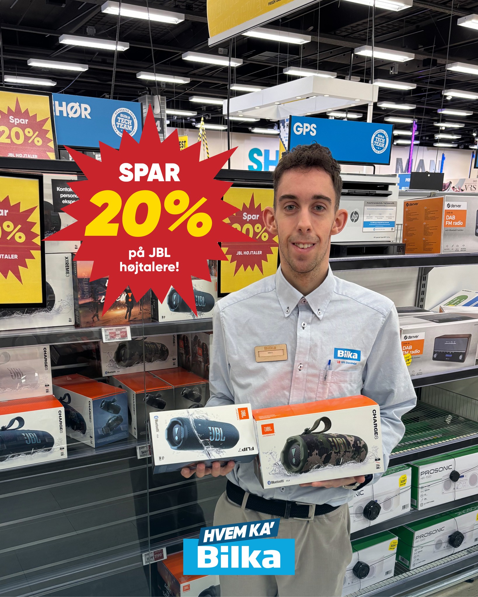 Bilka Facebook ad: Se mere i avisen