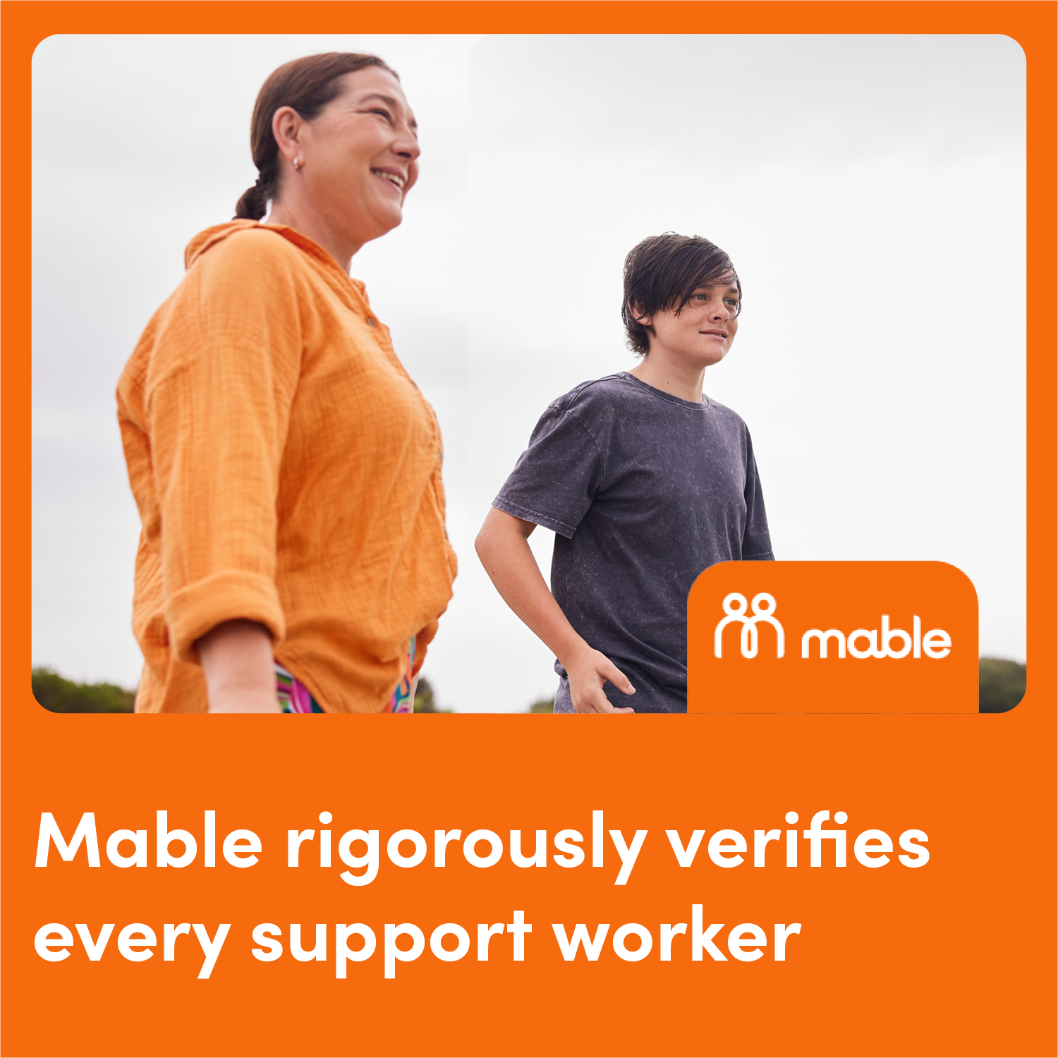 Mable Facebook ad: Find verified support for your child