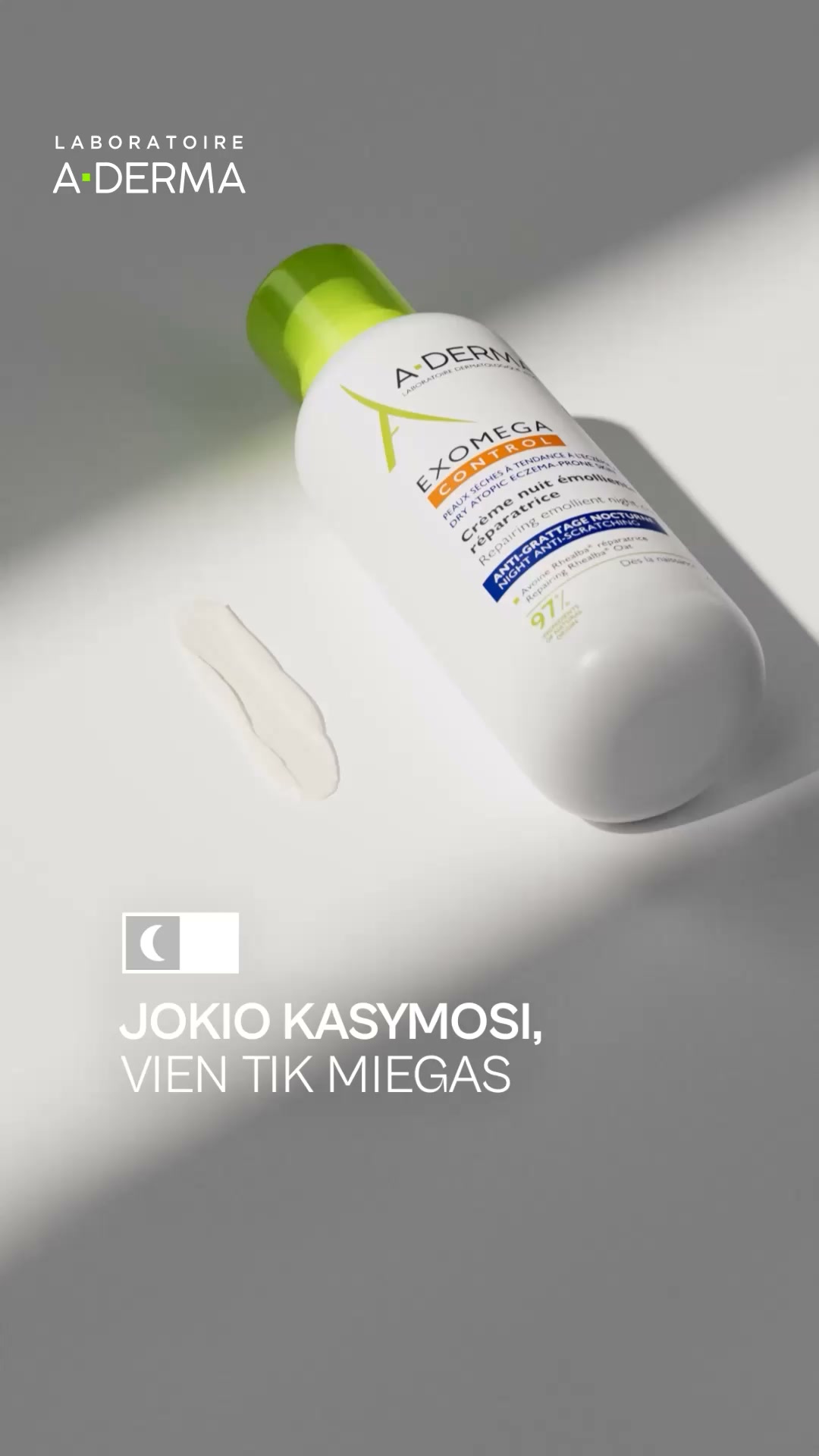 A-Derma Lietuva Facebook ad: Naktinis kremas