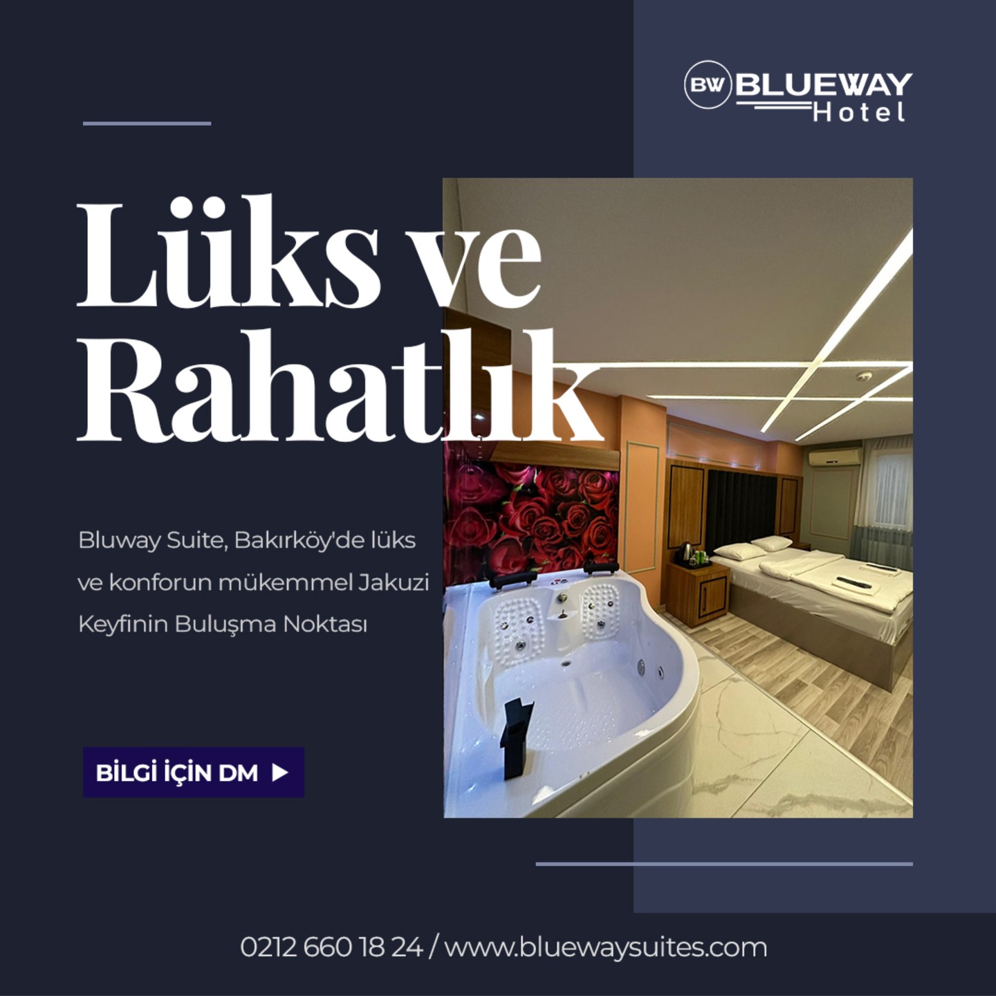 Blueway Suit Hotel Bakırköy Facebook ad: Bakırköy'ün gözdesi Bluway Otel, şehrin kalbinde sıcak bir…