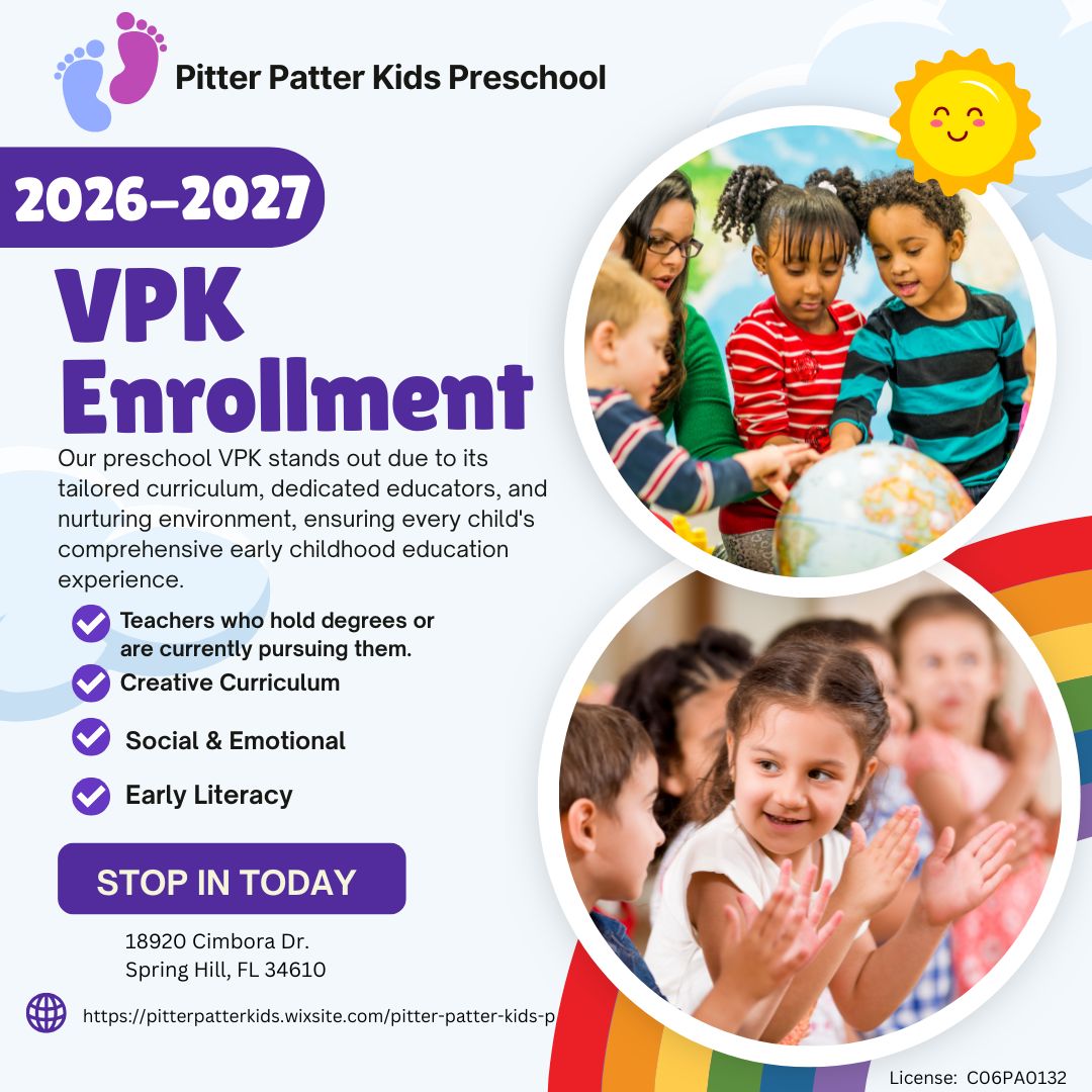 Pitter Patter Kids Preschool, LLC Facebook ad