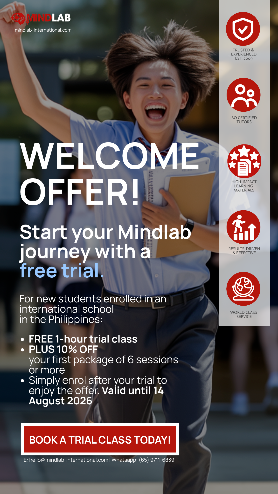 Mindlab Tuition Centre Facebook ad