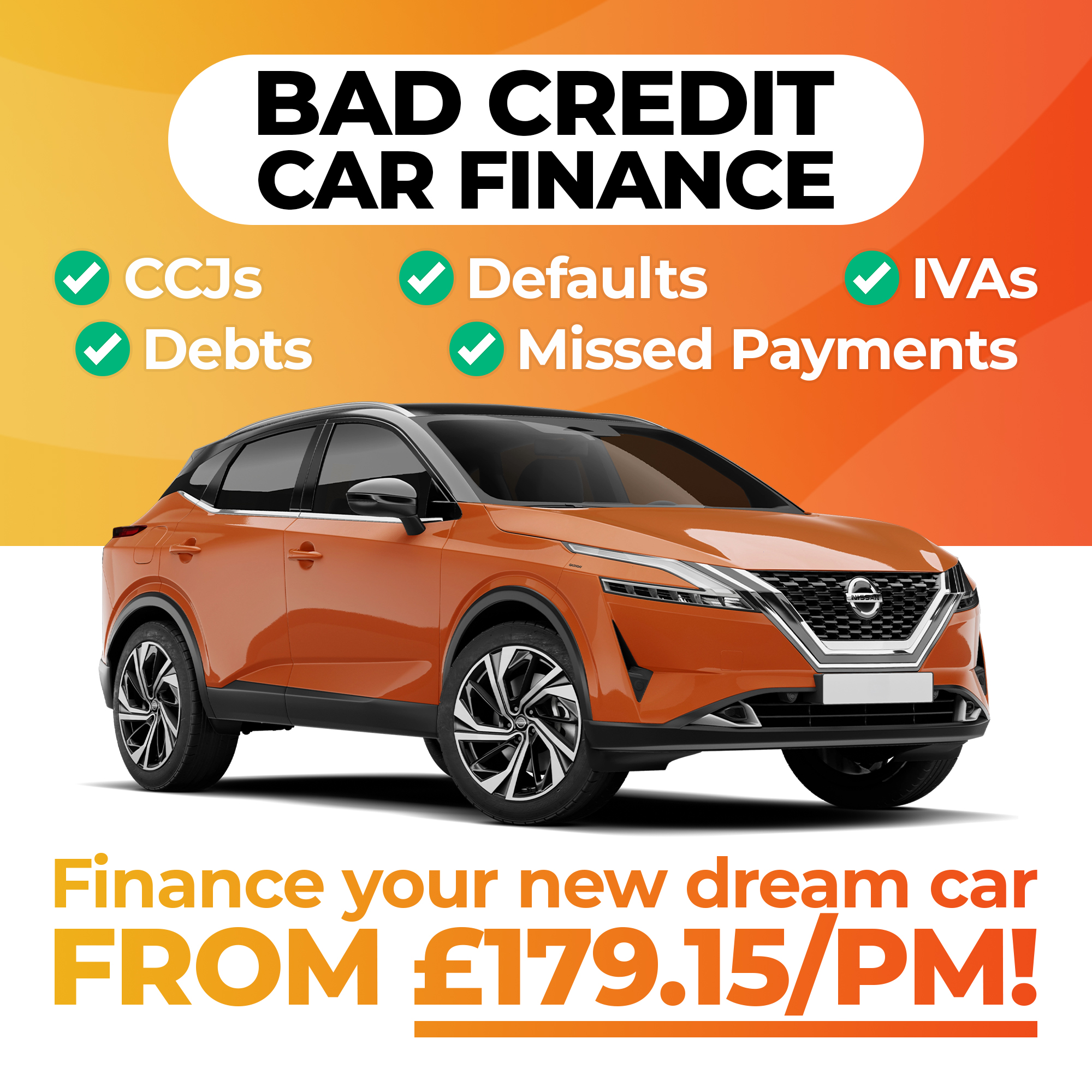 Match Me Car Finance Facebook ad