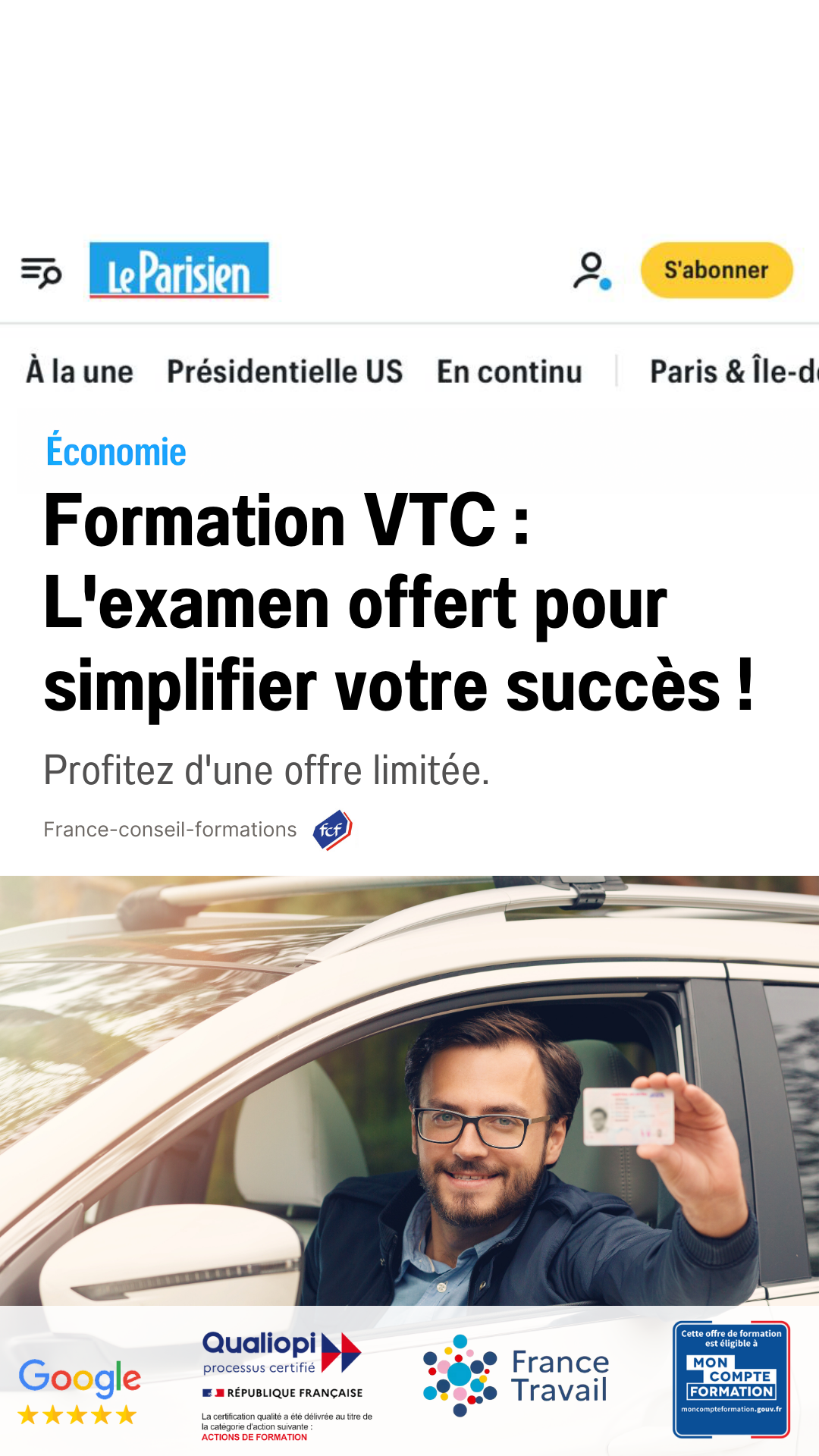 France Conseil & Formations Facebook ad