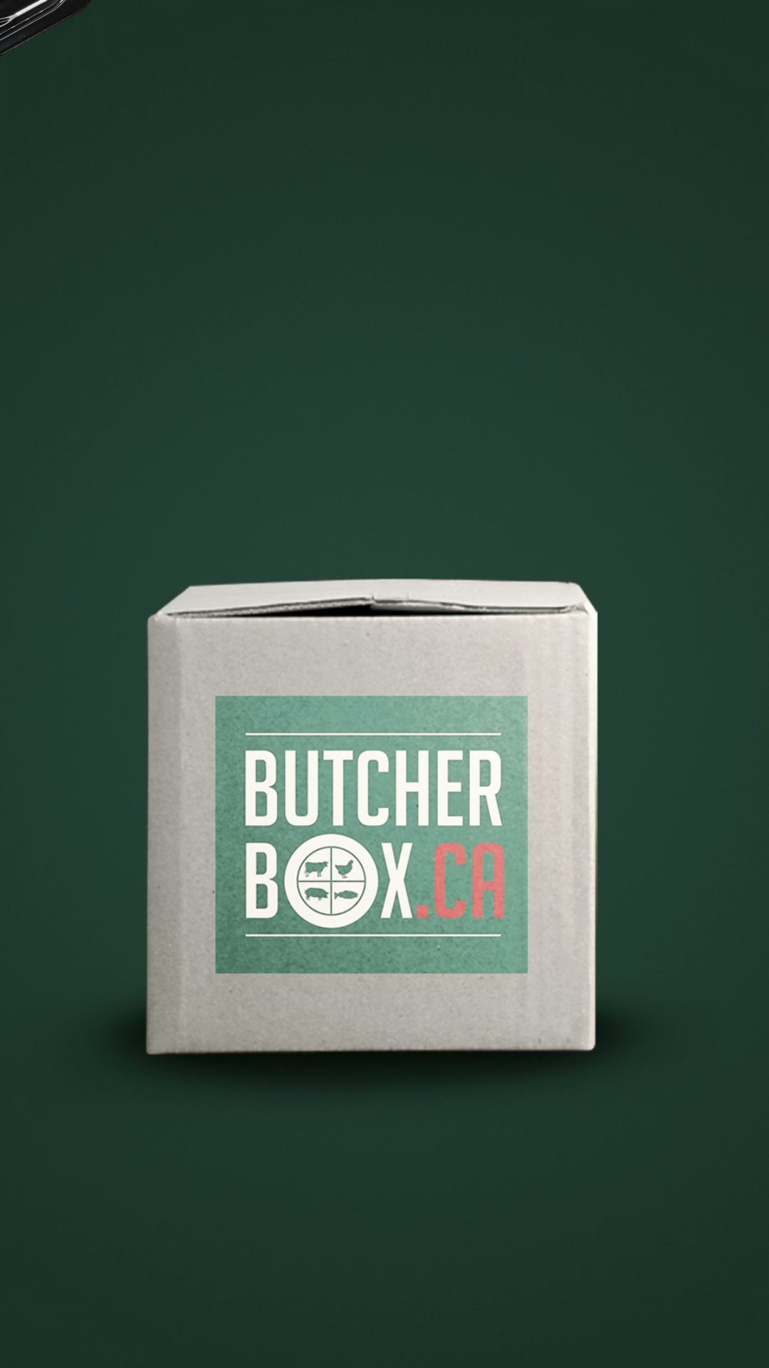 Butcher Box Facebook ad: Build a box you'll actually eat.