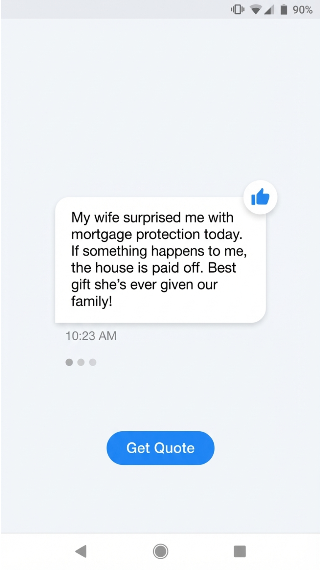 My Affordable Mortgage Coverage Facebook ad