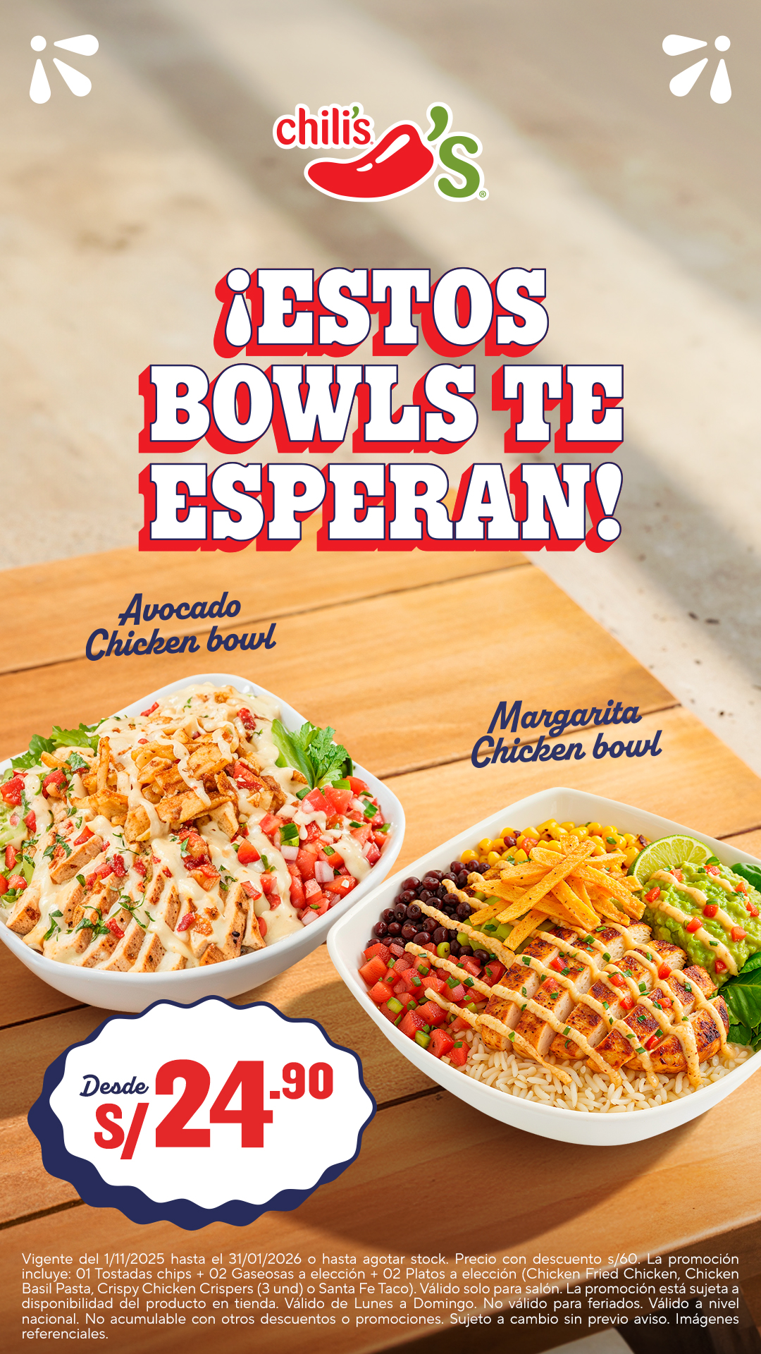Chilis Peru Facebook ad